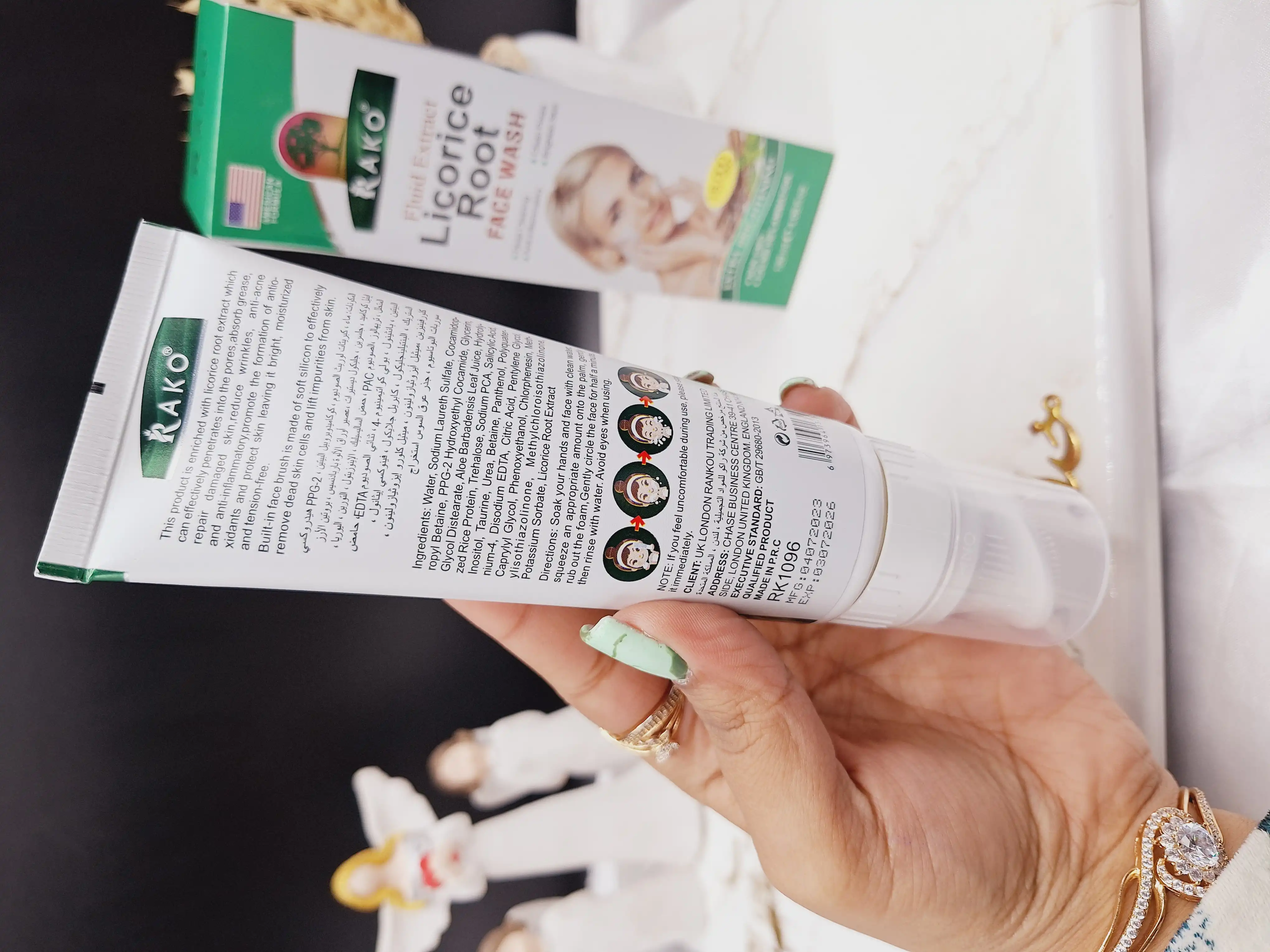 فوم شستشوی براش دار با عصاره شیرین بیان  برند راکو RAKO کد RK1096