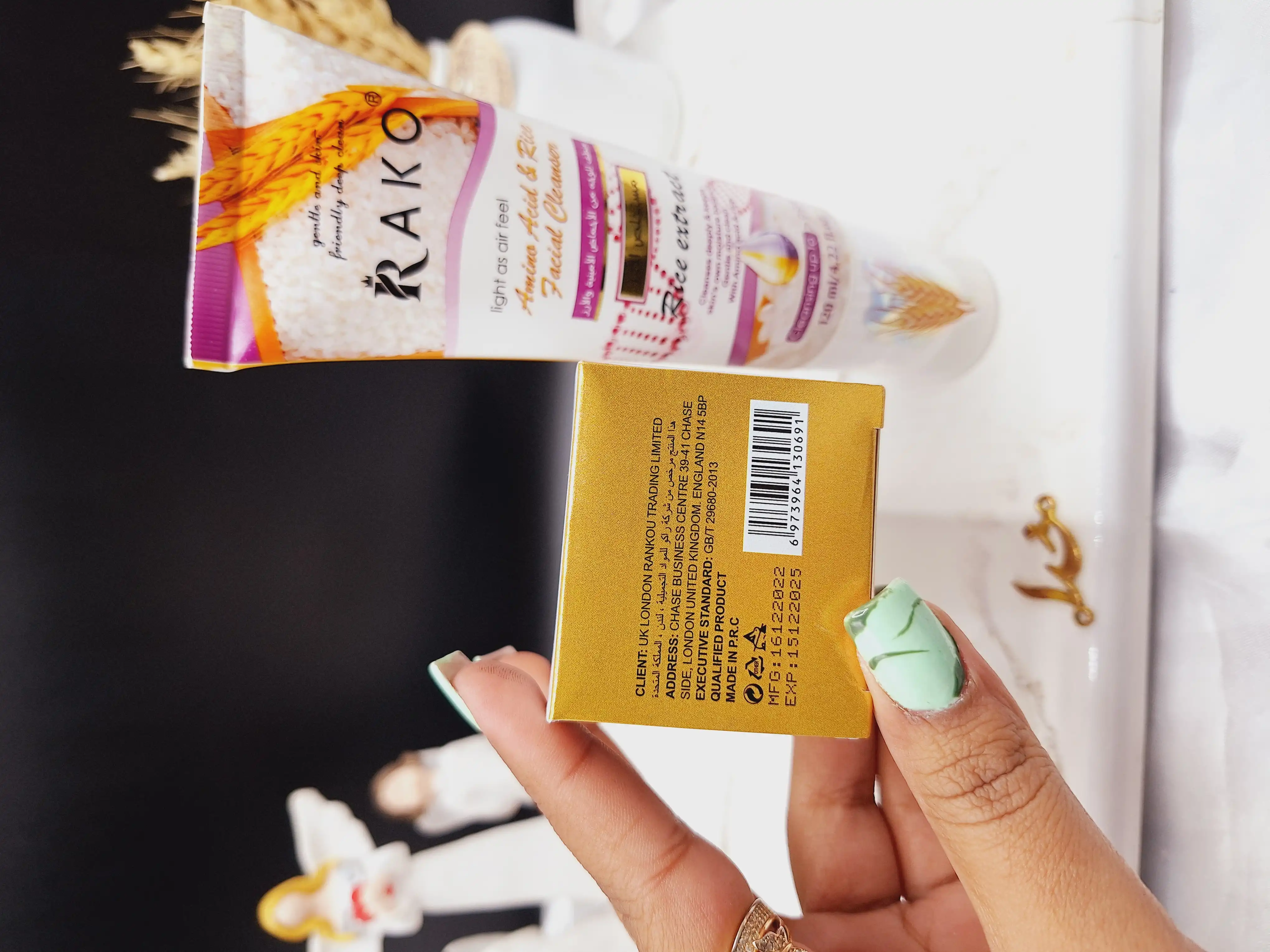 فوم شستشوی براش دار با عصاره برنج و آمینه اسید برند راکو RAKO کد RK610