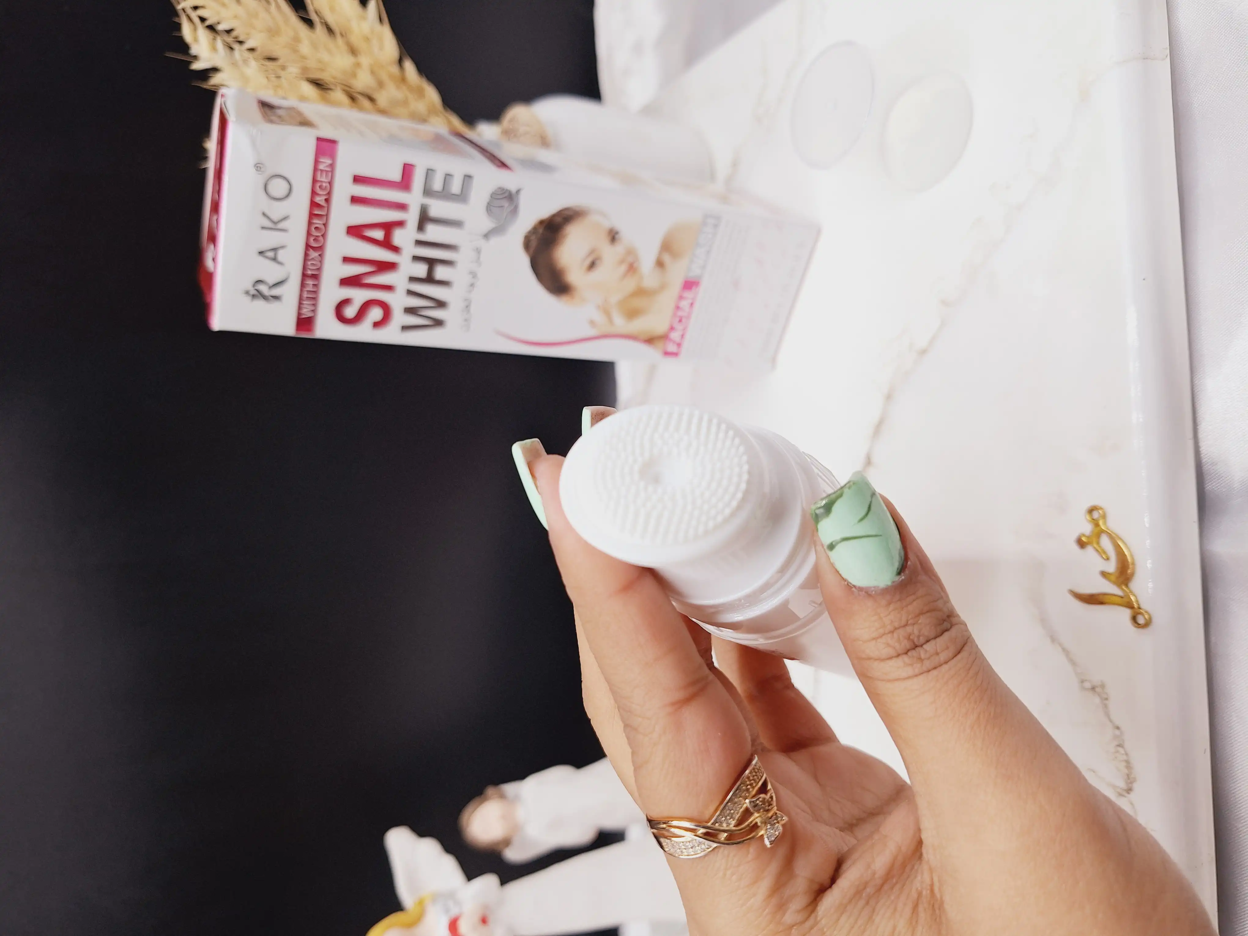 فوم شستشوی براش دار حلزون حاوی کلاژن برند راکو RAKO کد RK1080