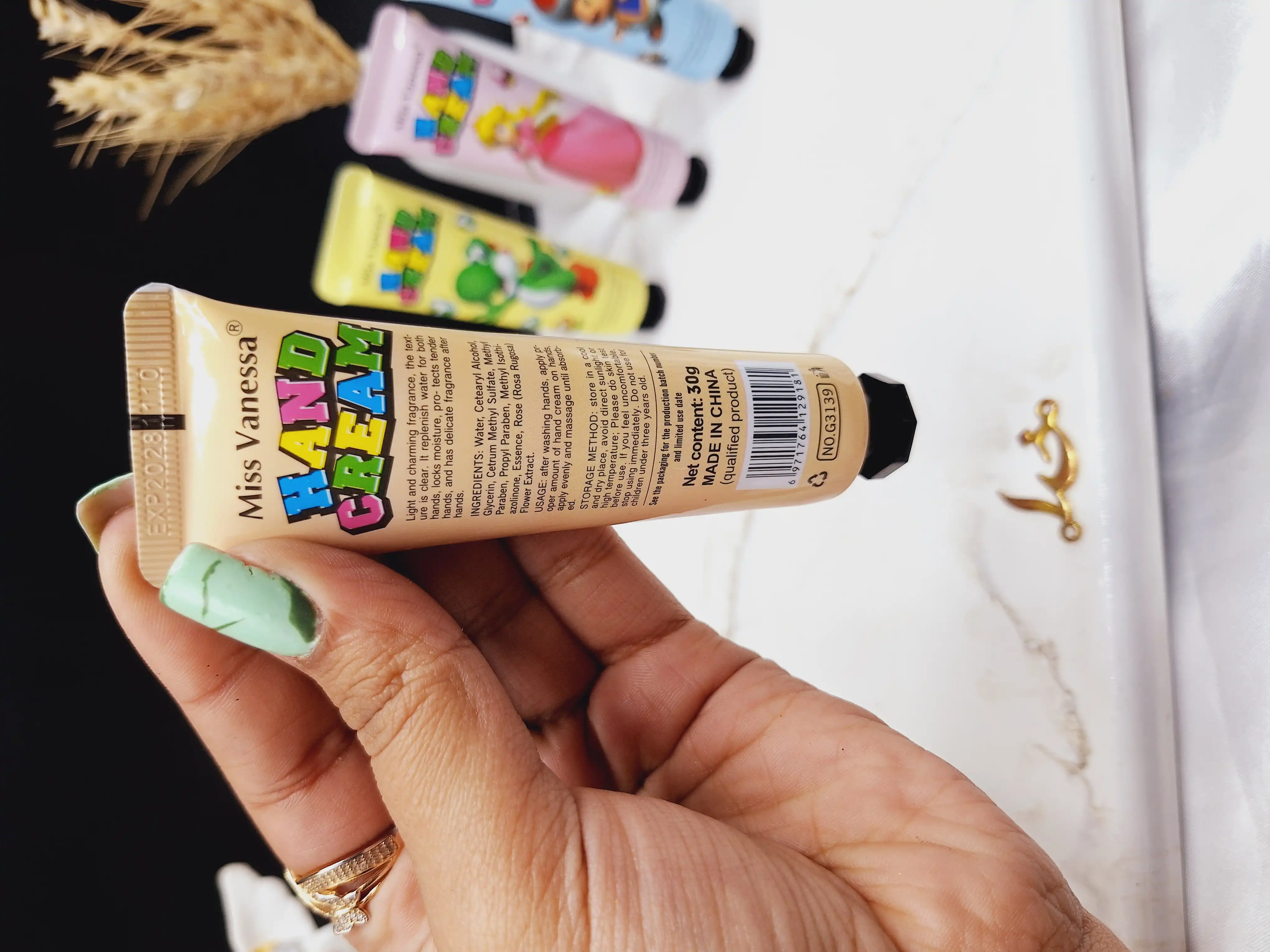 پک 5 عددی کرم دست طرح کارتونی Miss Vanessa کد G3139