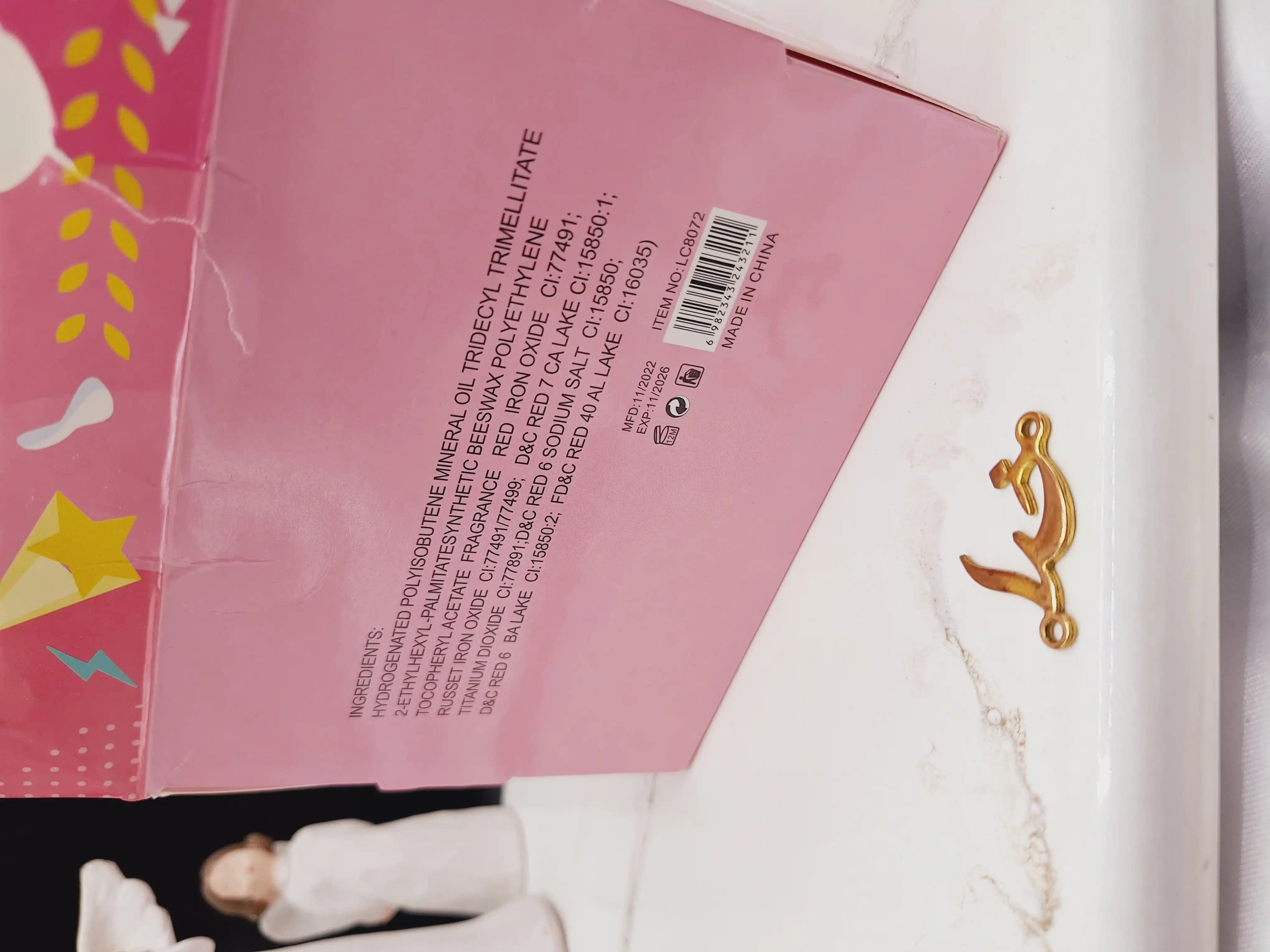 برق لب ضد آب پولا آیلار Pola aylr کد LC 8072