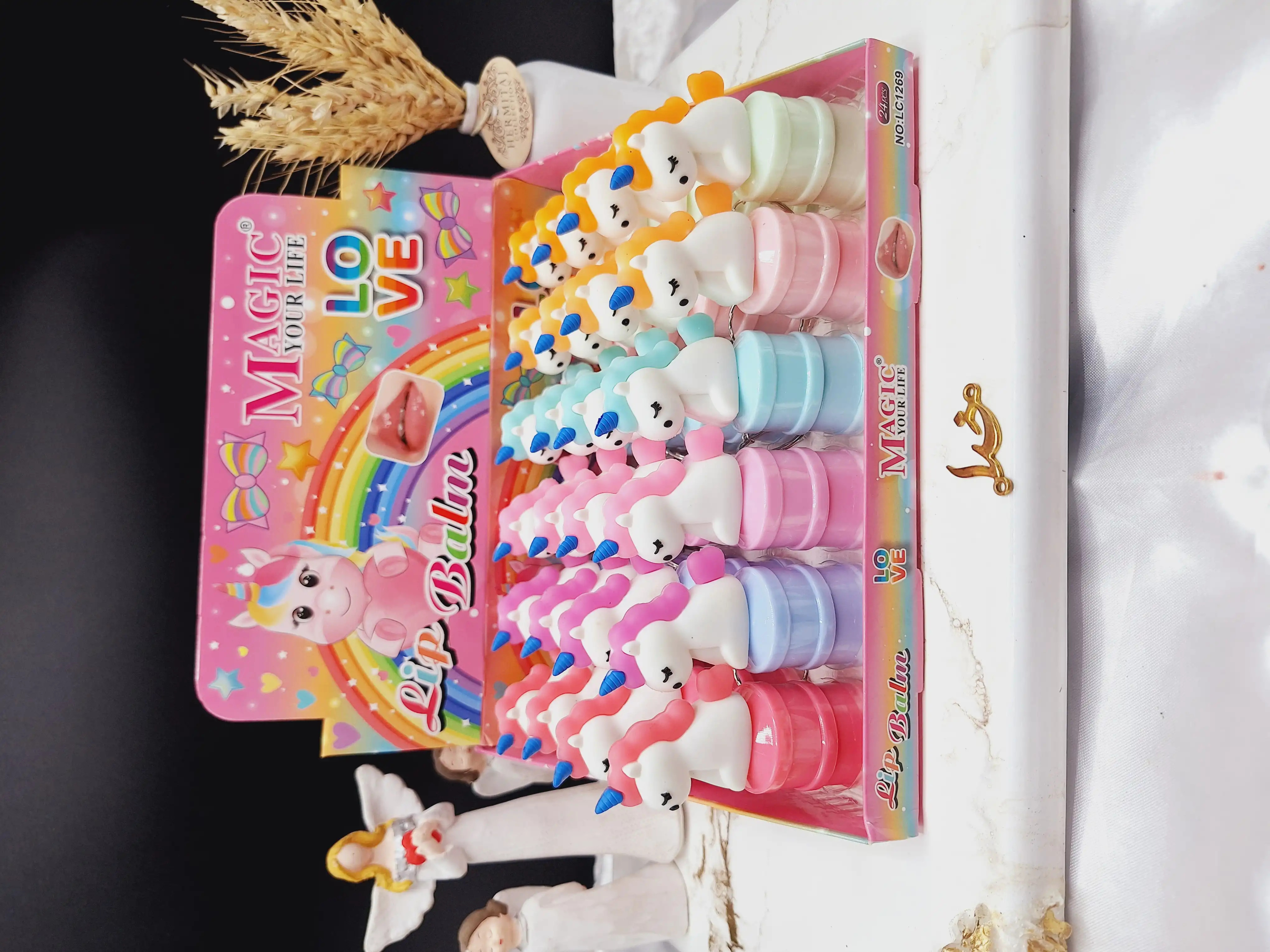 بالم لب آویز دار طرح یونیکورن مجیک MAGIC کد LC 1269