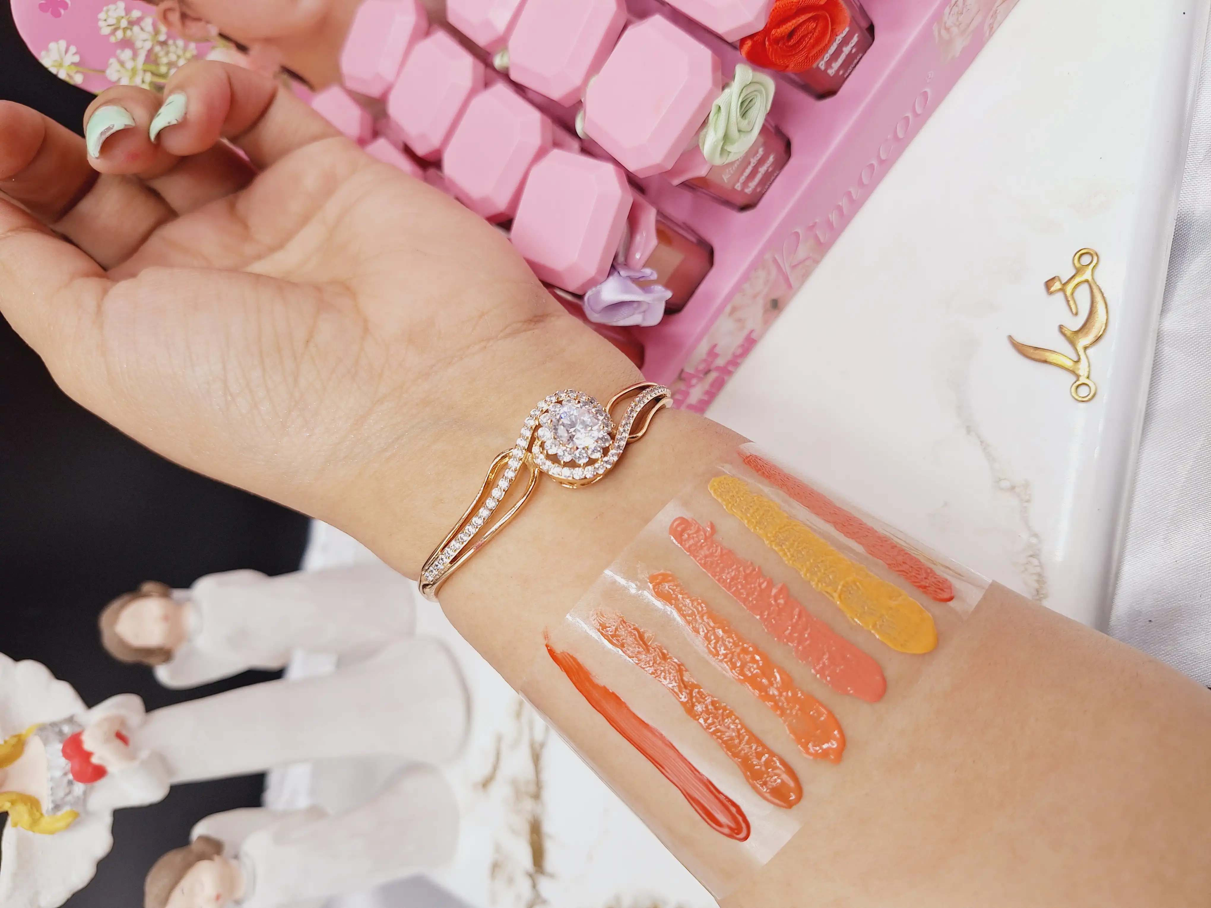 پک رژ گونه مایع 6 عددی گل دار ریموکو Rimocoo کد R1212