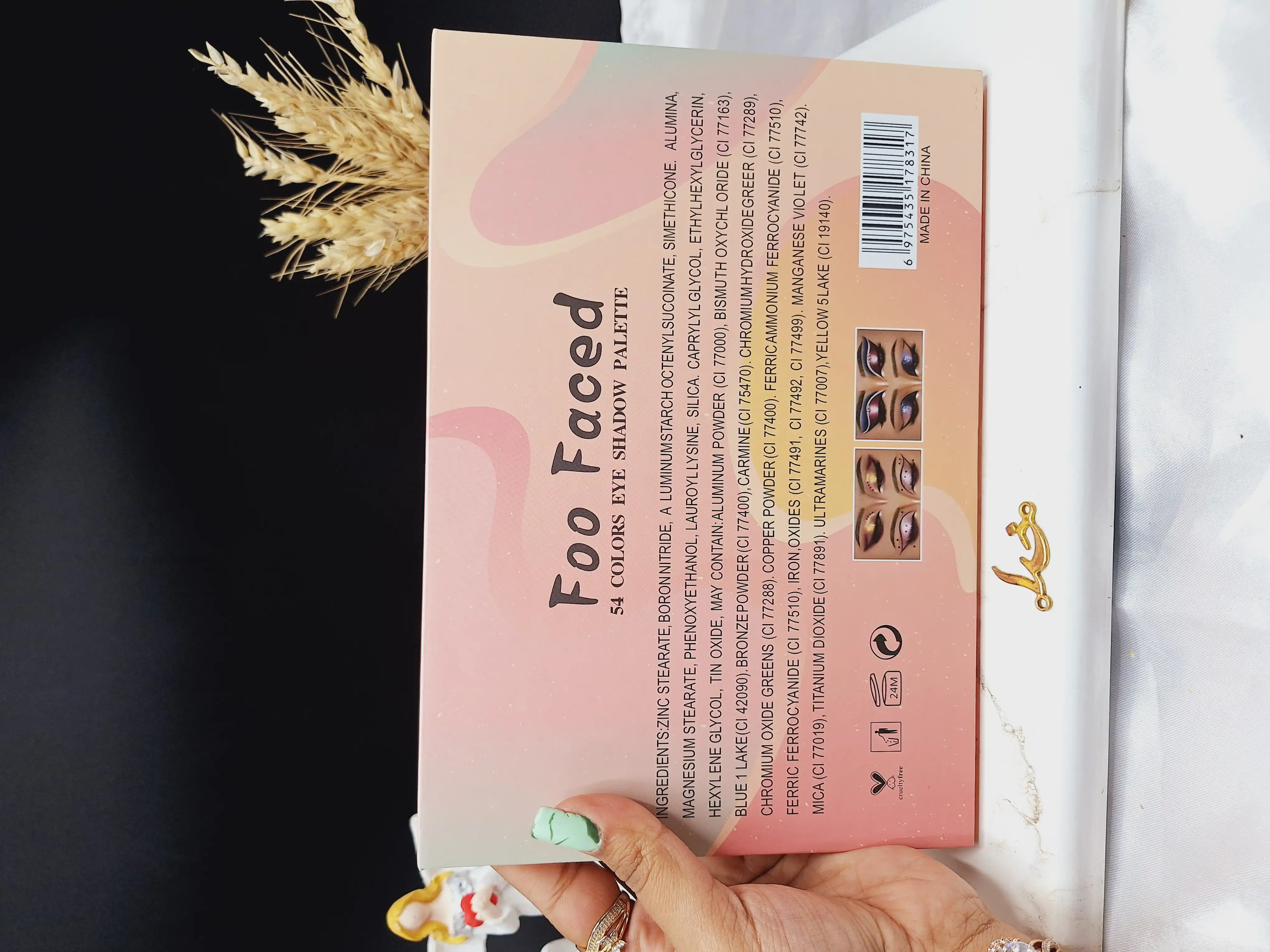 پالت 54 رنگ سایه Foo Faced کد 8317