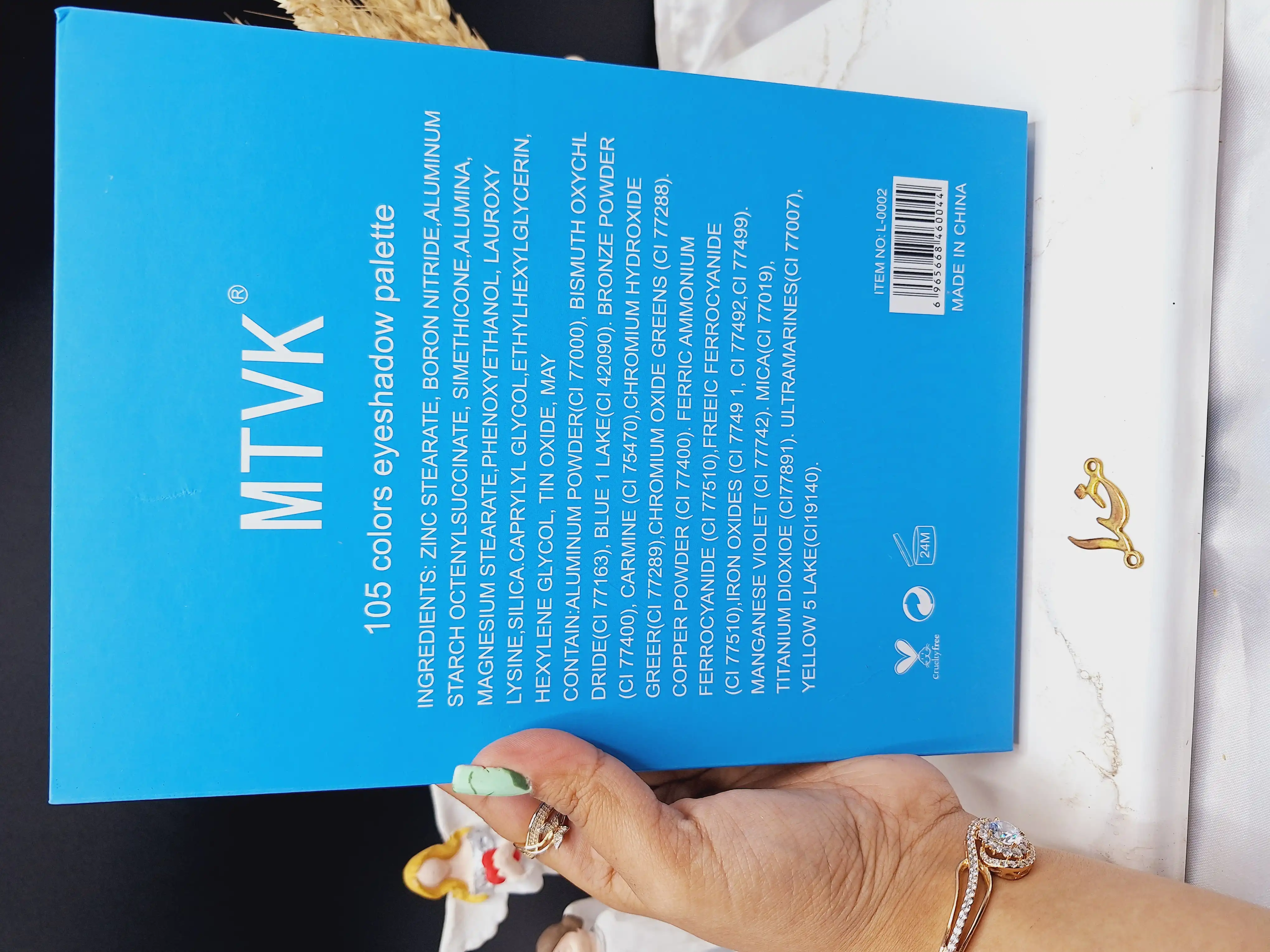 پالت سایه 105 رنگ طرح هالووین MTVK کد L_0002