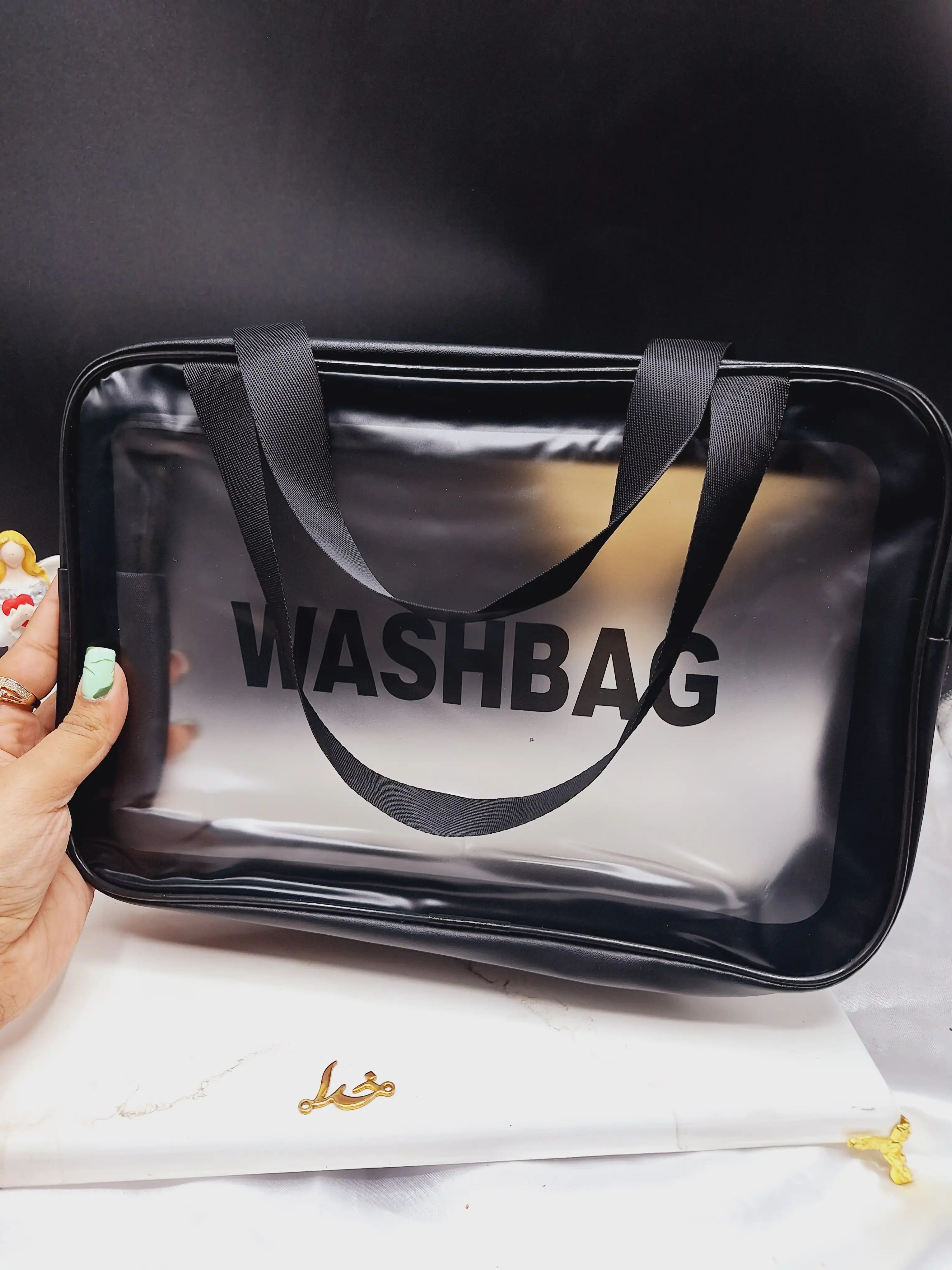 کیف لوازم آرایش بزرگ WASHBAG سایز 20*30 کد 8694