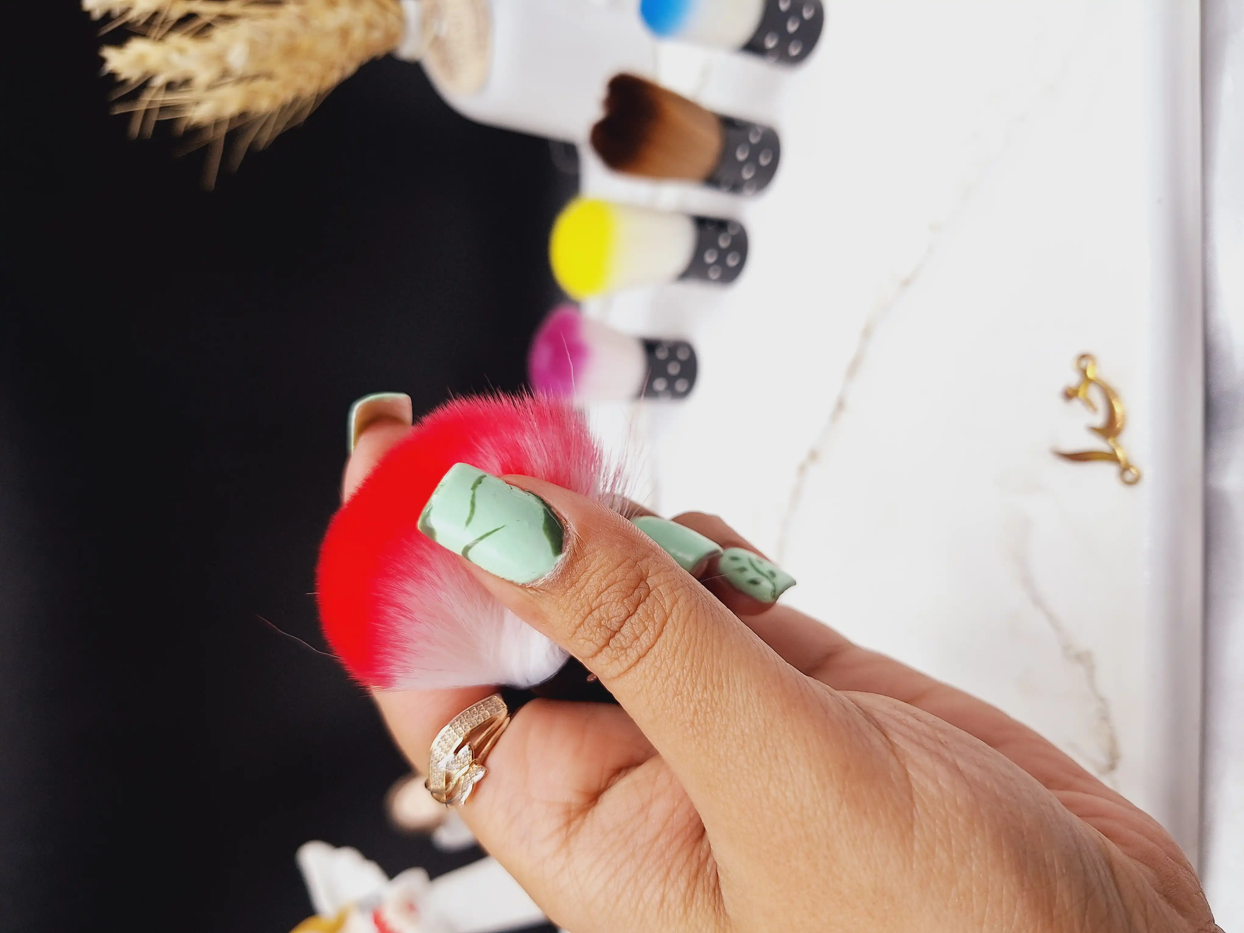 براش رژ گونه نگین دار سایز کوچک