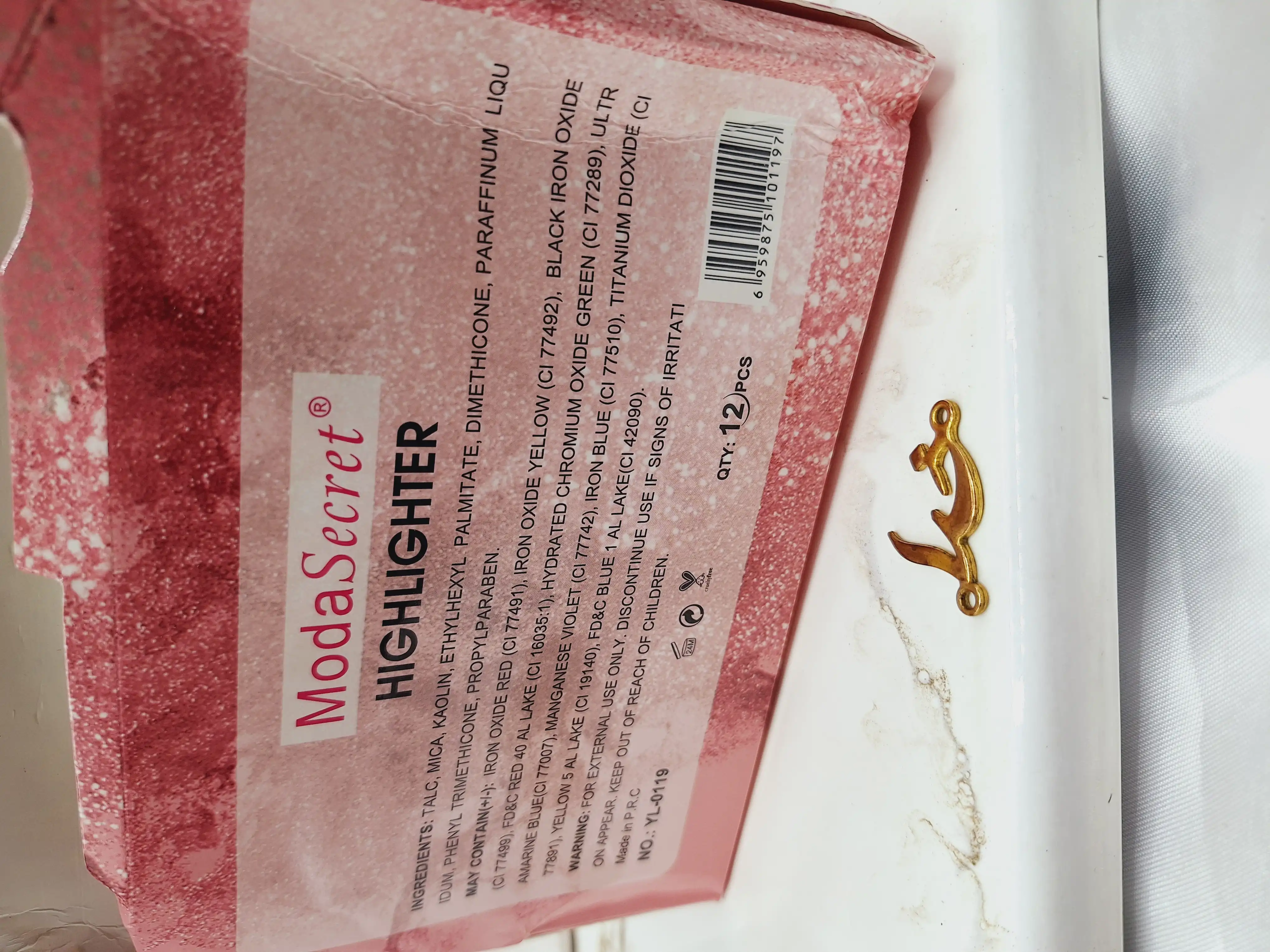 پالت کاربردی 12 رنگ برند باربی بیوت Barbie BEAUT کد YL_00119