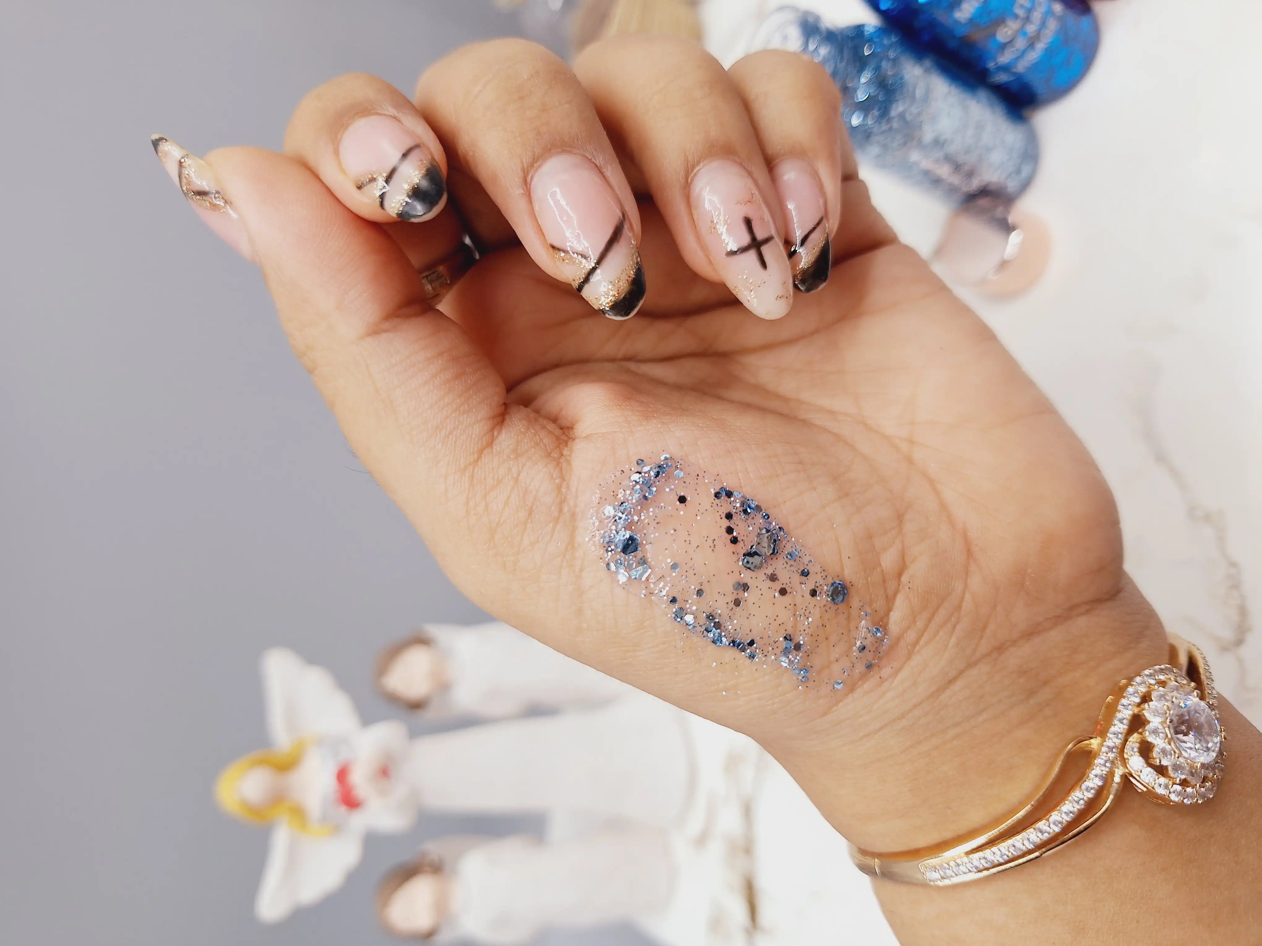 گلیتر مایع صورت و بدن برند Sparkling Girls کد3021