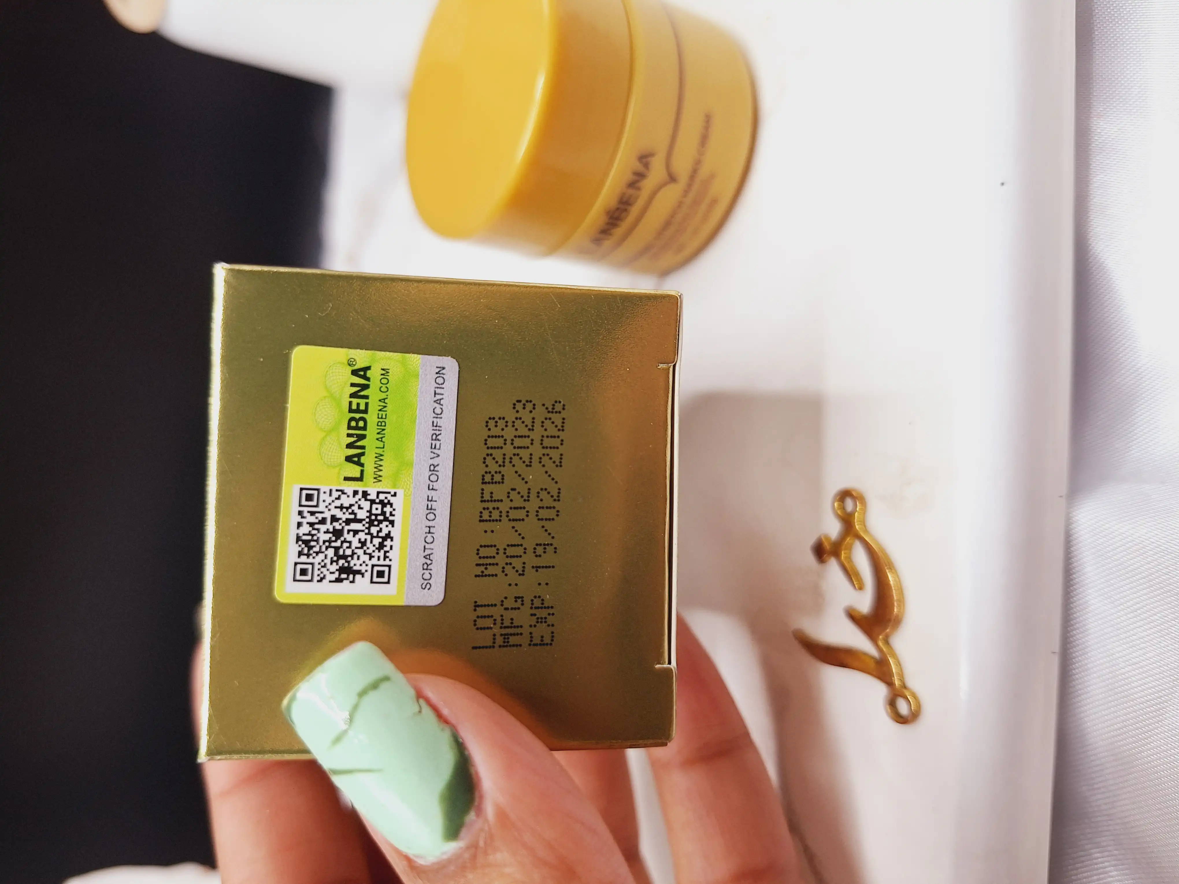 کرم ضد التهاب و ترمیم کننده جای جوش و آکنه و اسکار لانبنا ‏LANBENA‏ کد LB6245