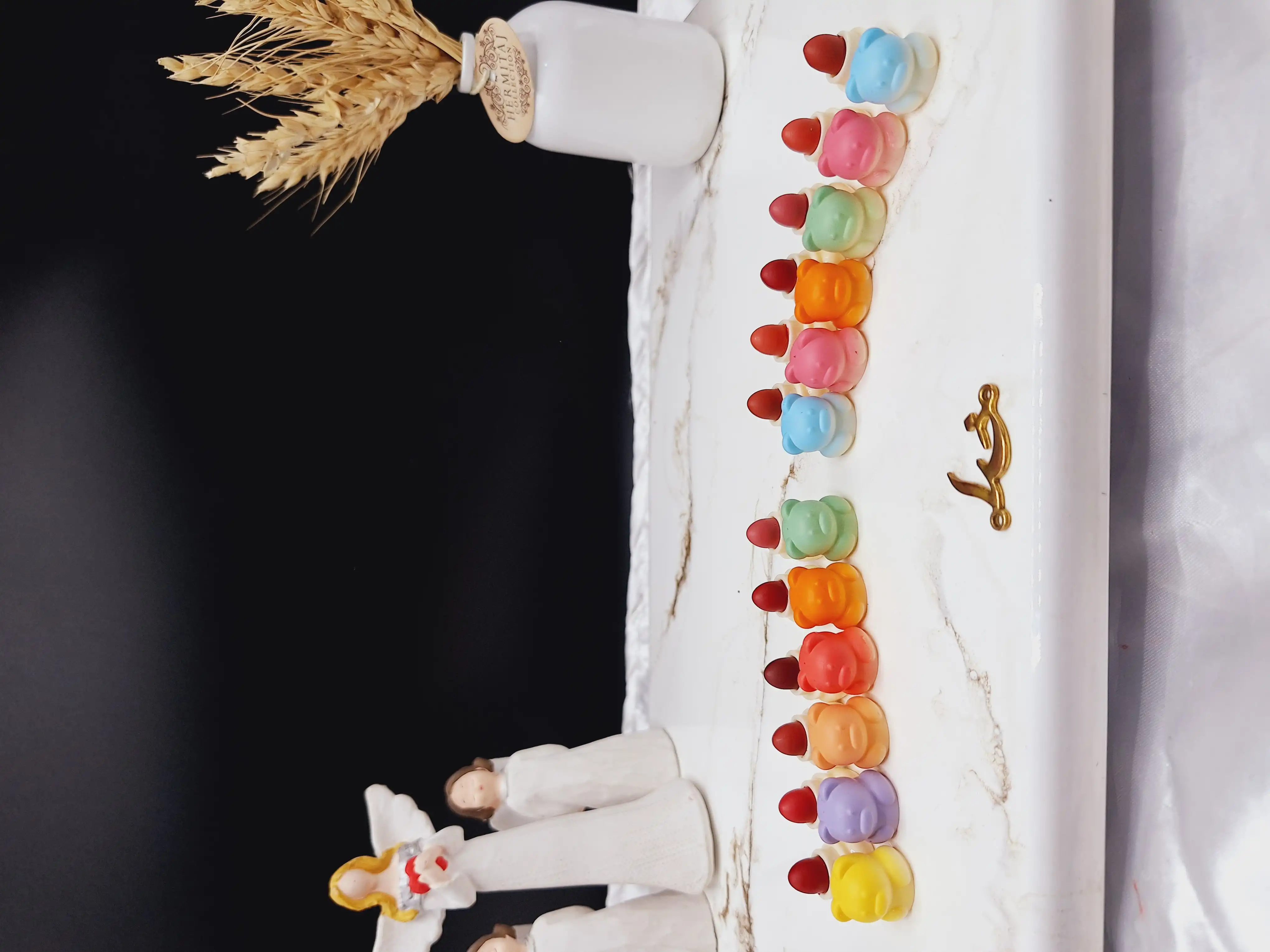 پک رژ لب جامد 12 رنگ طرح خرس مدا سکرت Moda Secret کد YL_803_1