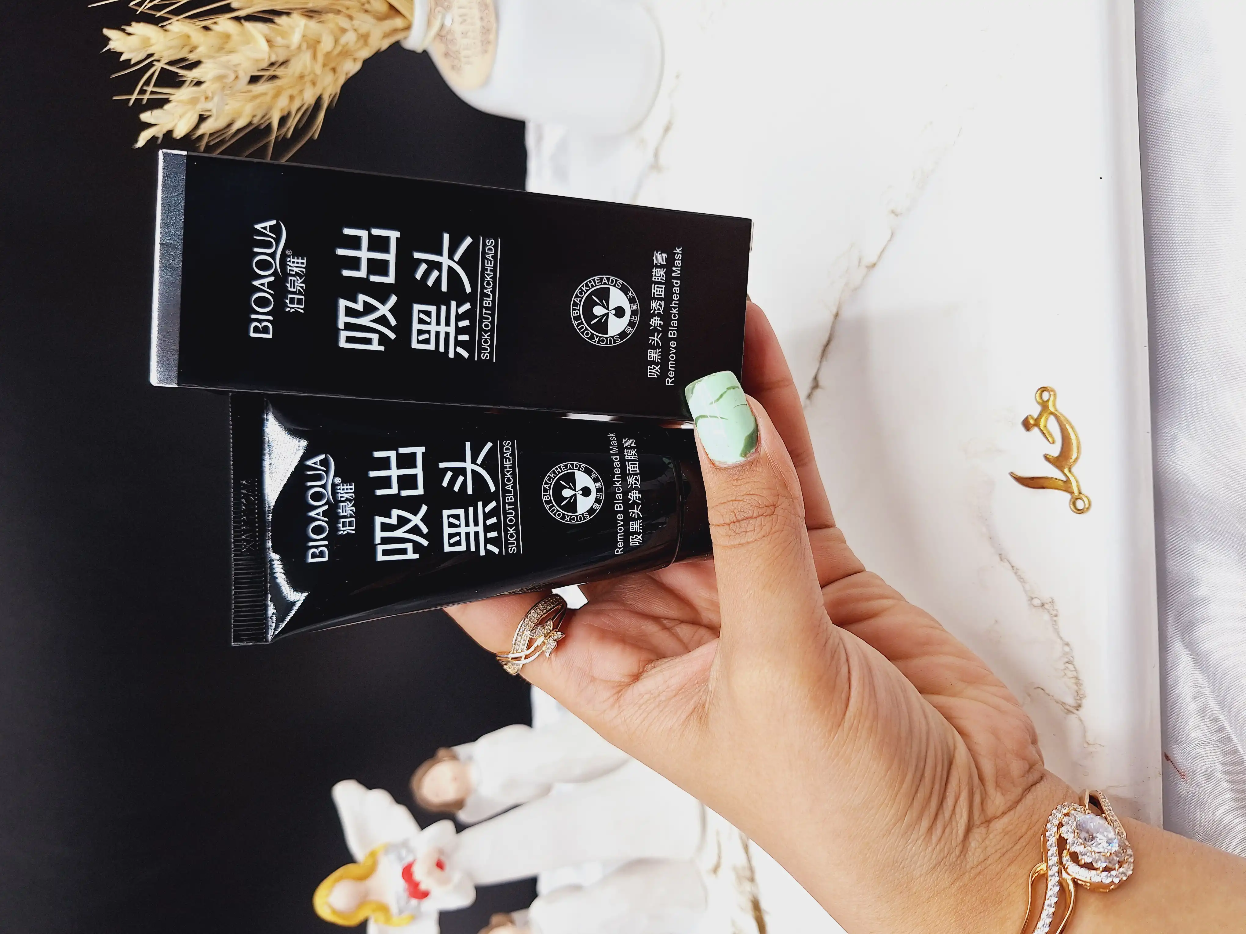 ماسک پیل آف زغال ضدجوش سرسیاه بیوآکوا BIOAQUA کد BQY 88478