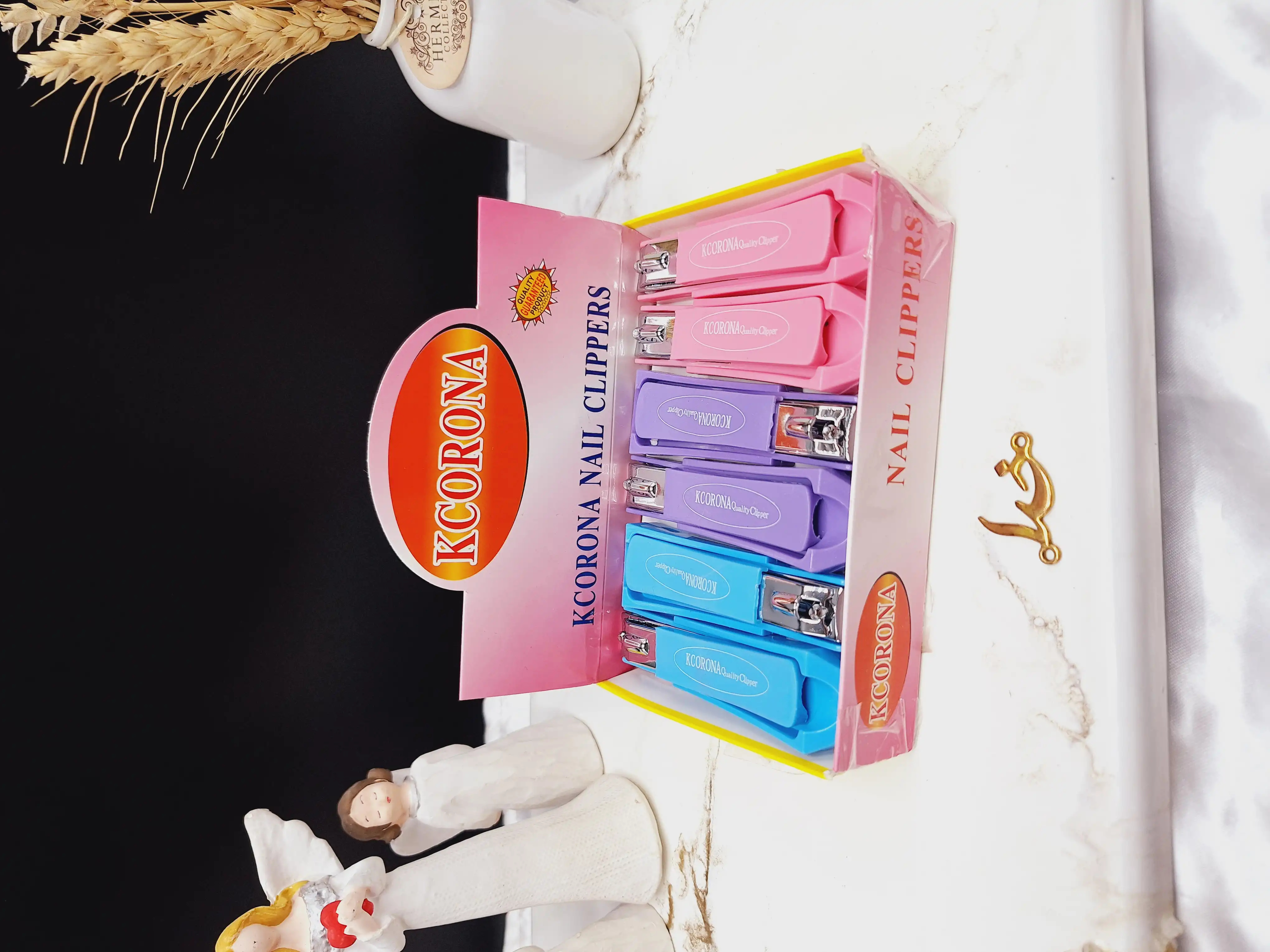 ناخن گیر سایز بزرگ رنگی KCORONA کد K212A_1