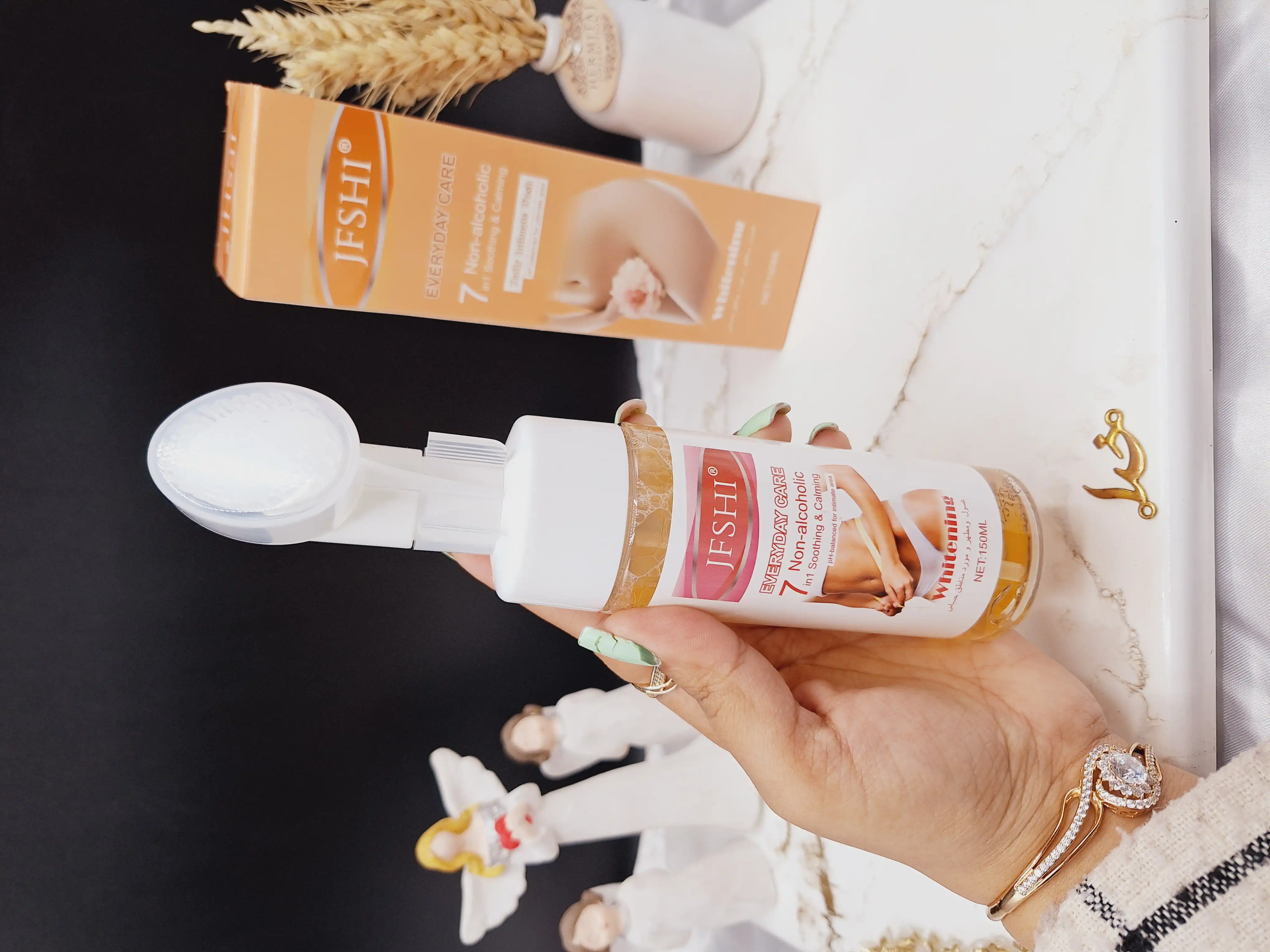 فوم براش دار شوینده و ضدعفونی کننده نقاط حساس JFSHI  کد J_3062