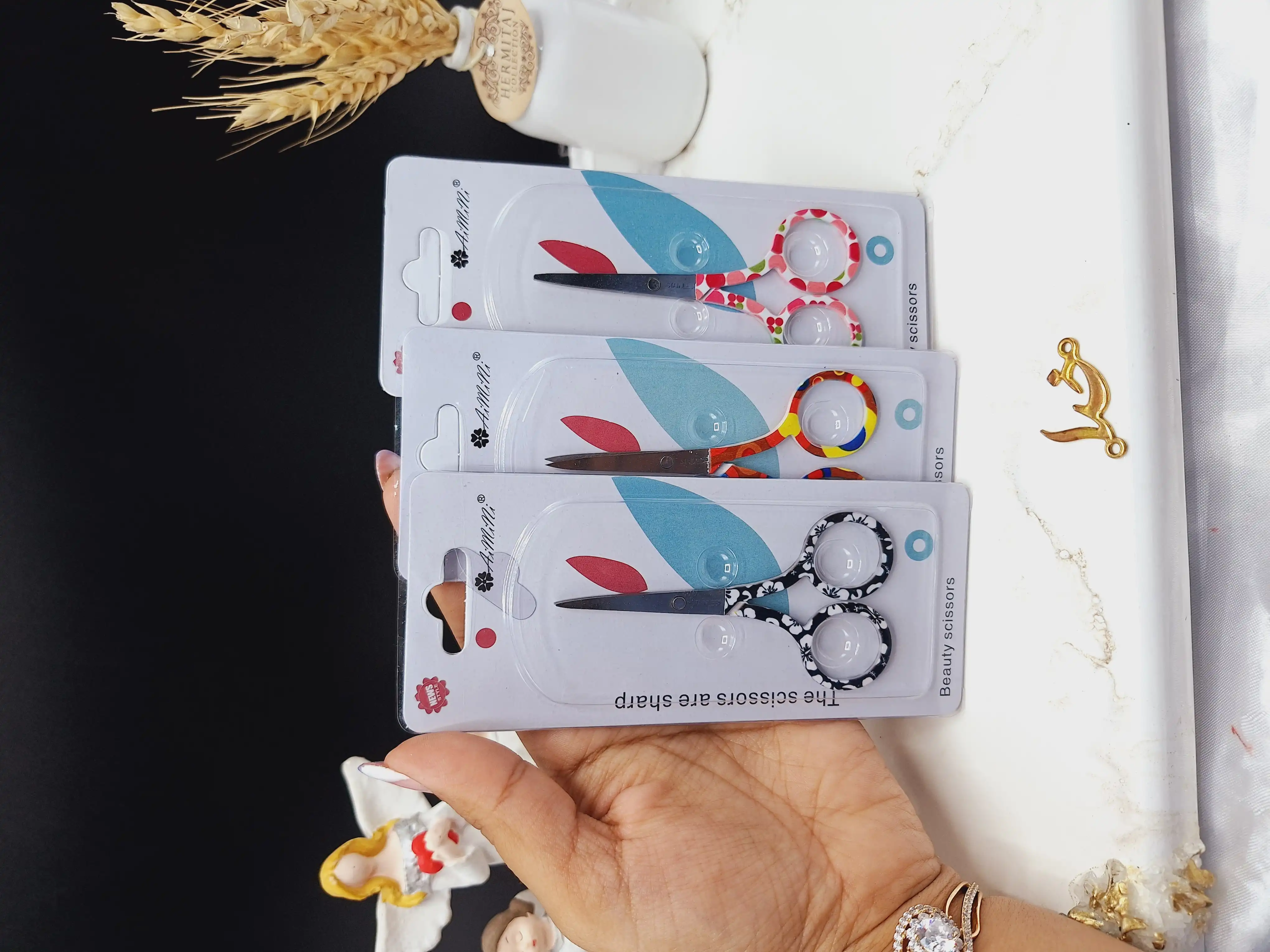 قیچی آرایشی فانتزی Beauty scissors کد 0895