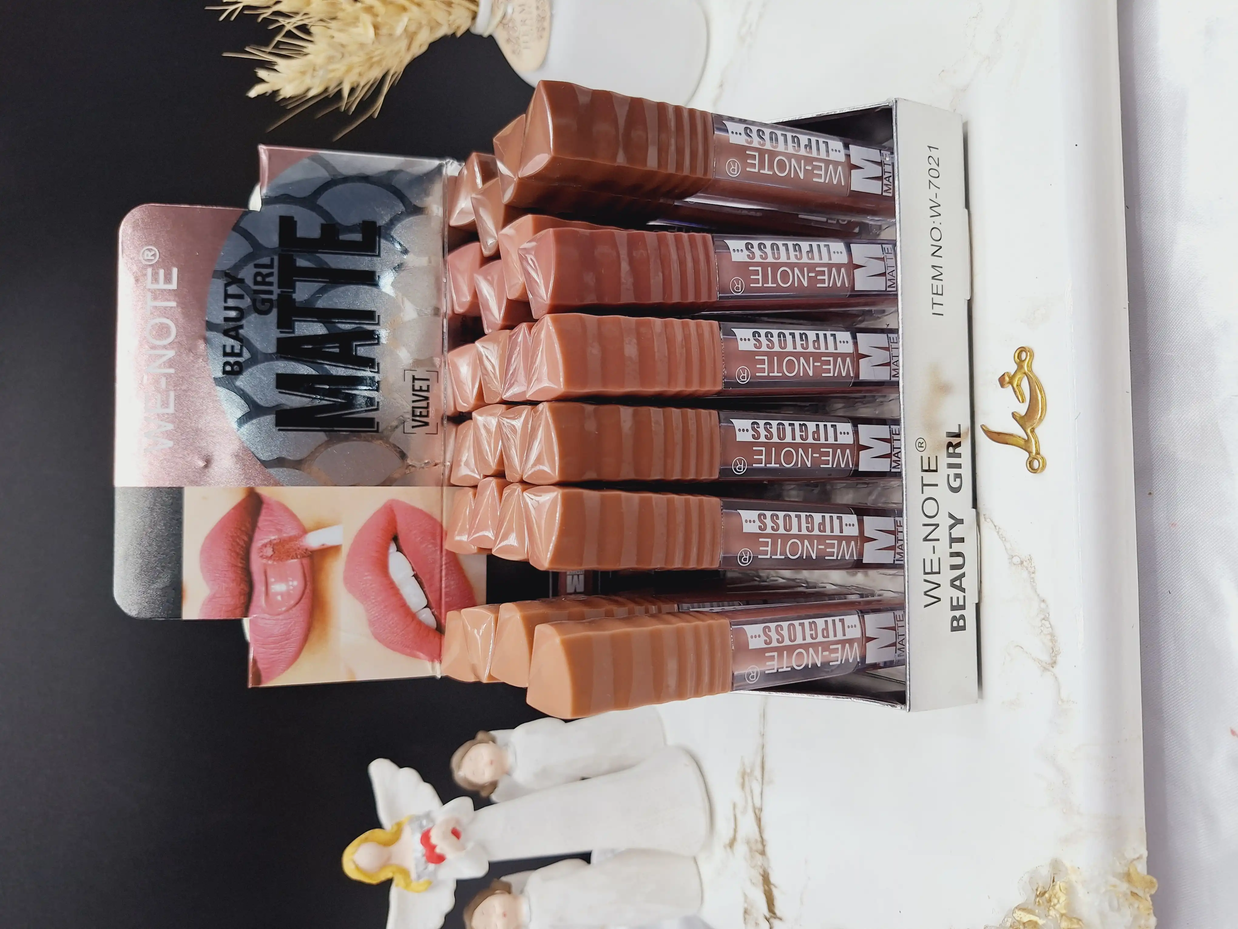 پک رژ مایع 6 عددی بیوتی گرل BEAUTY GIRL کد W_7021