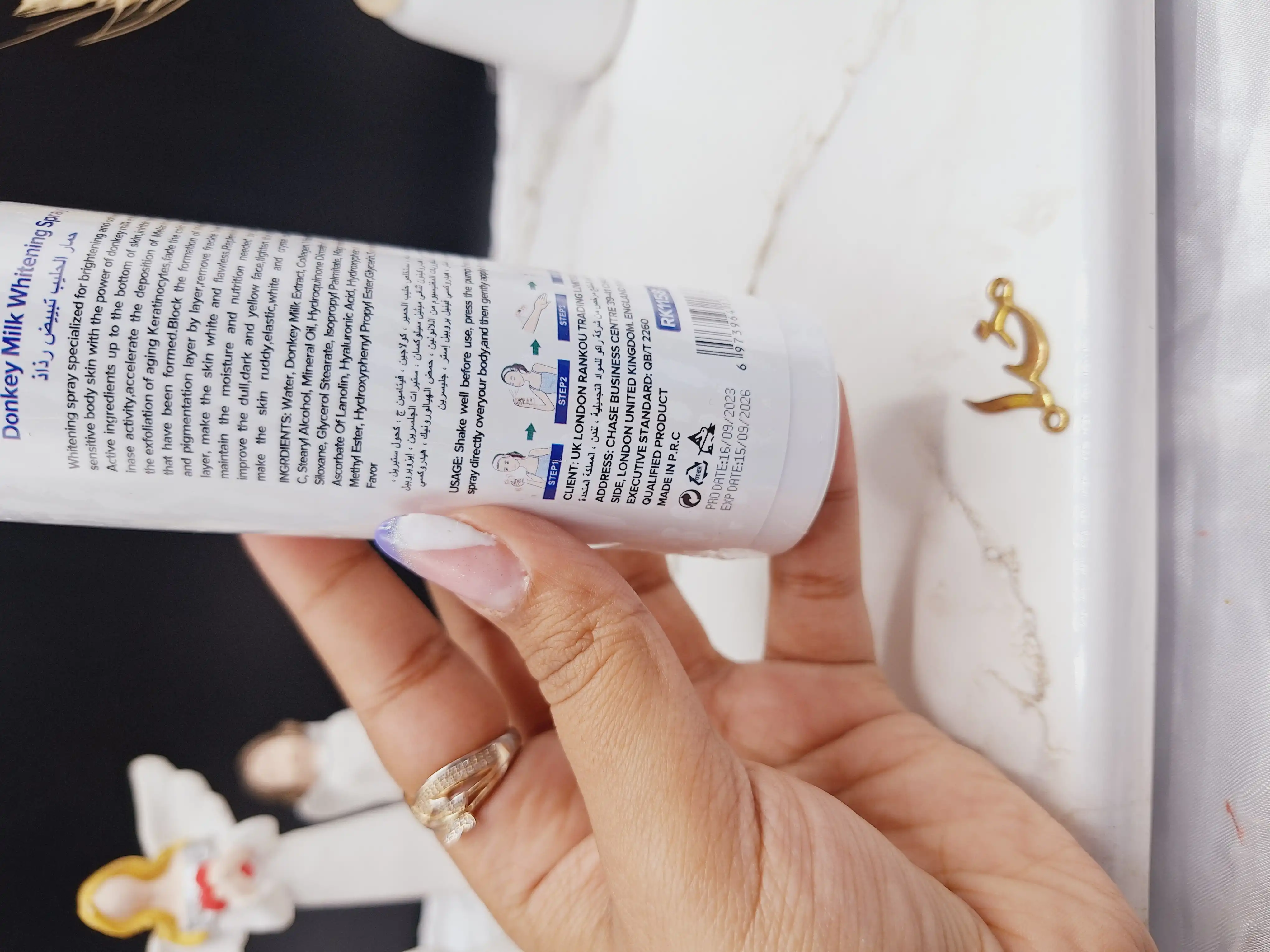 اسپری سفید کننده شیر الاغ راکو RAKO کد RK 1158