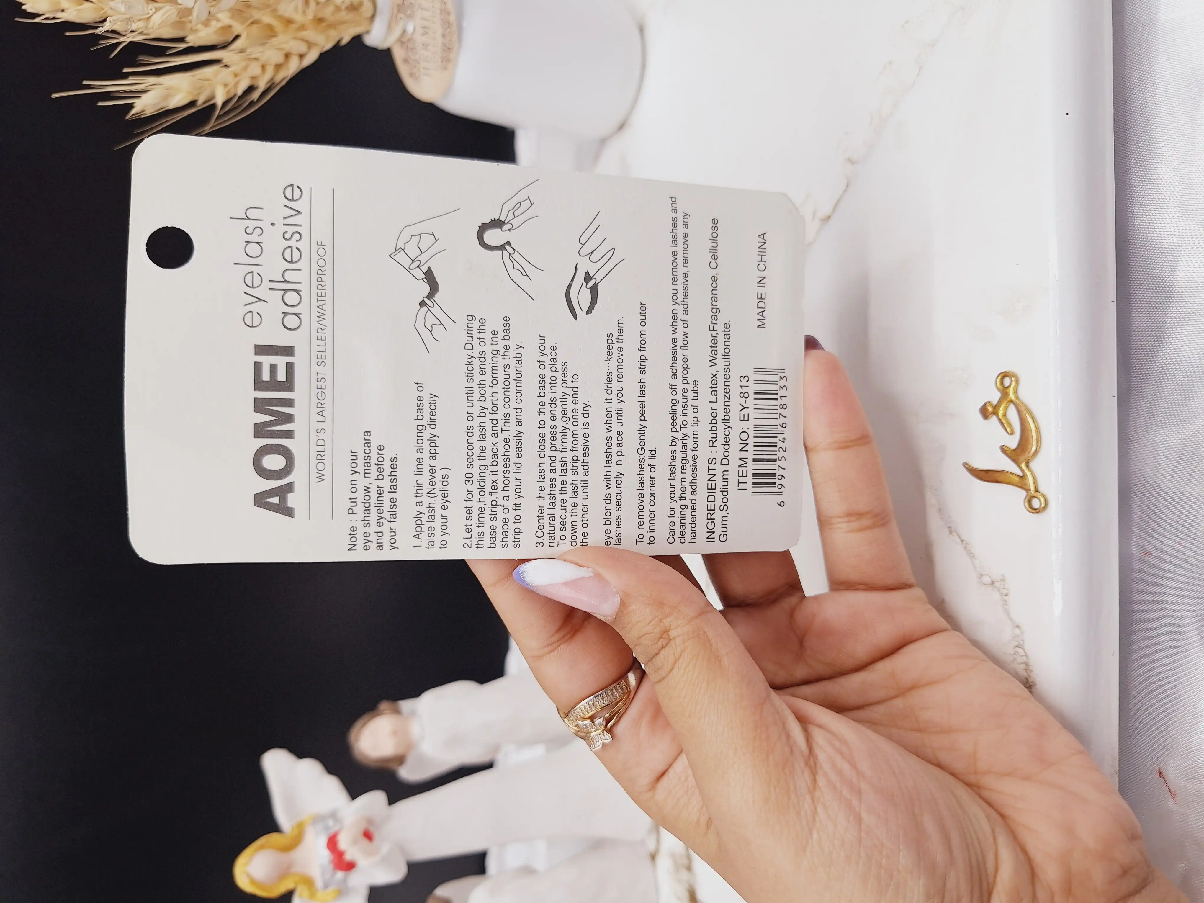 چسب مژه ضد آب قوی AOMEI کد EY_813