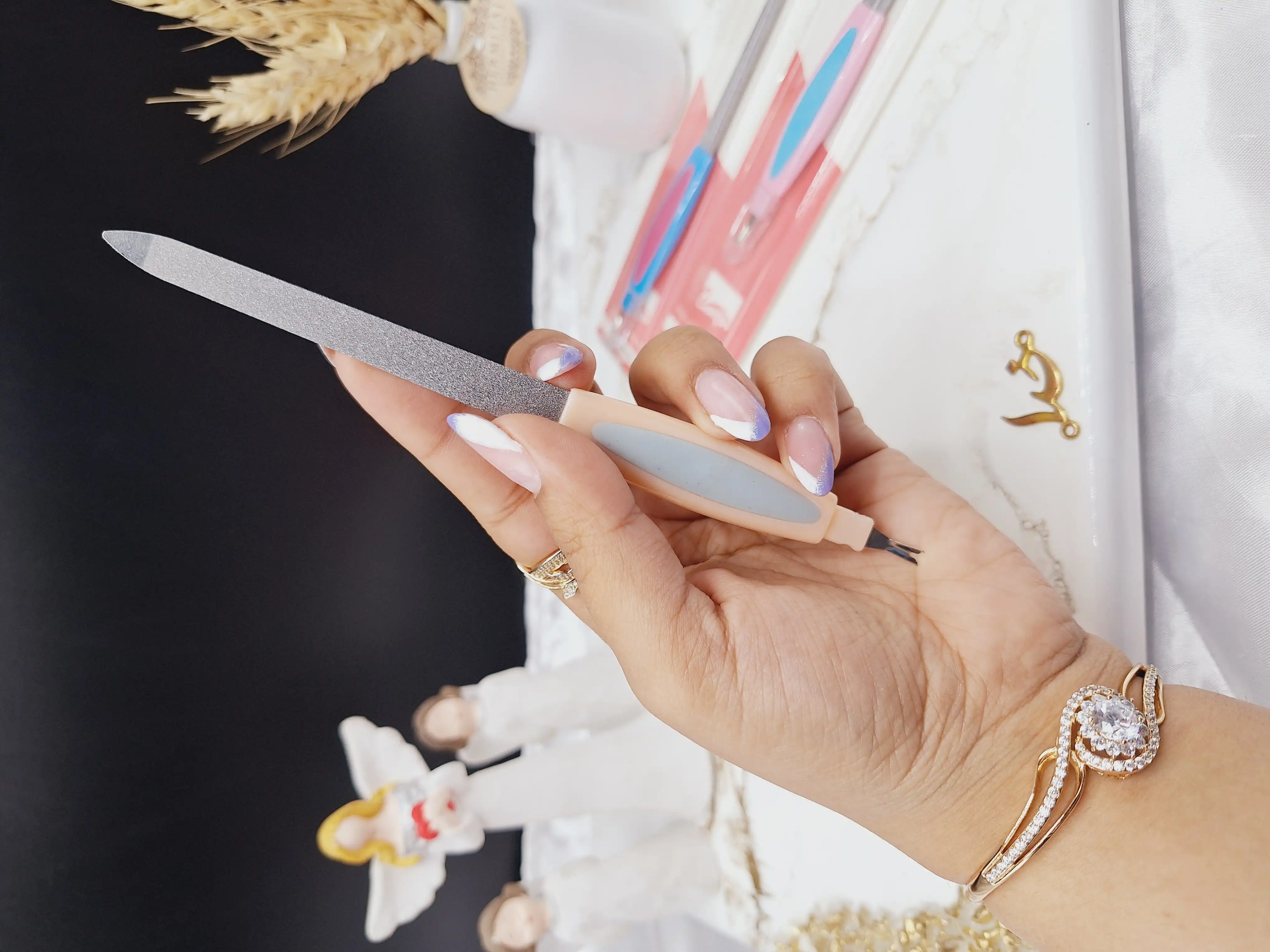 سوهان و گوشه گیر ناخن برند aoyasiyue کد 7715