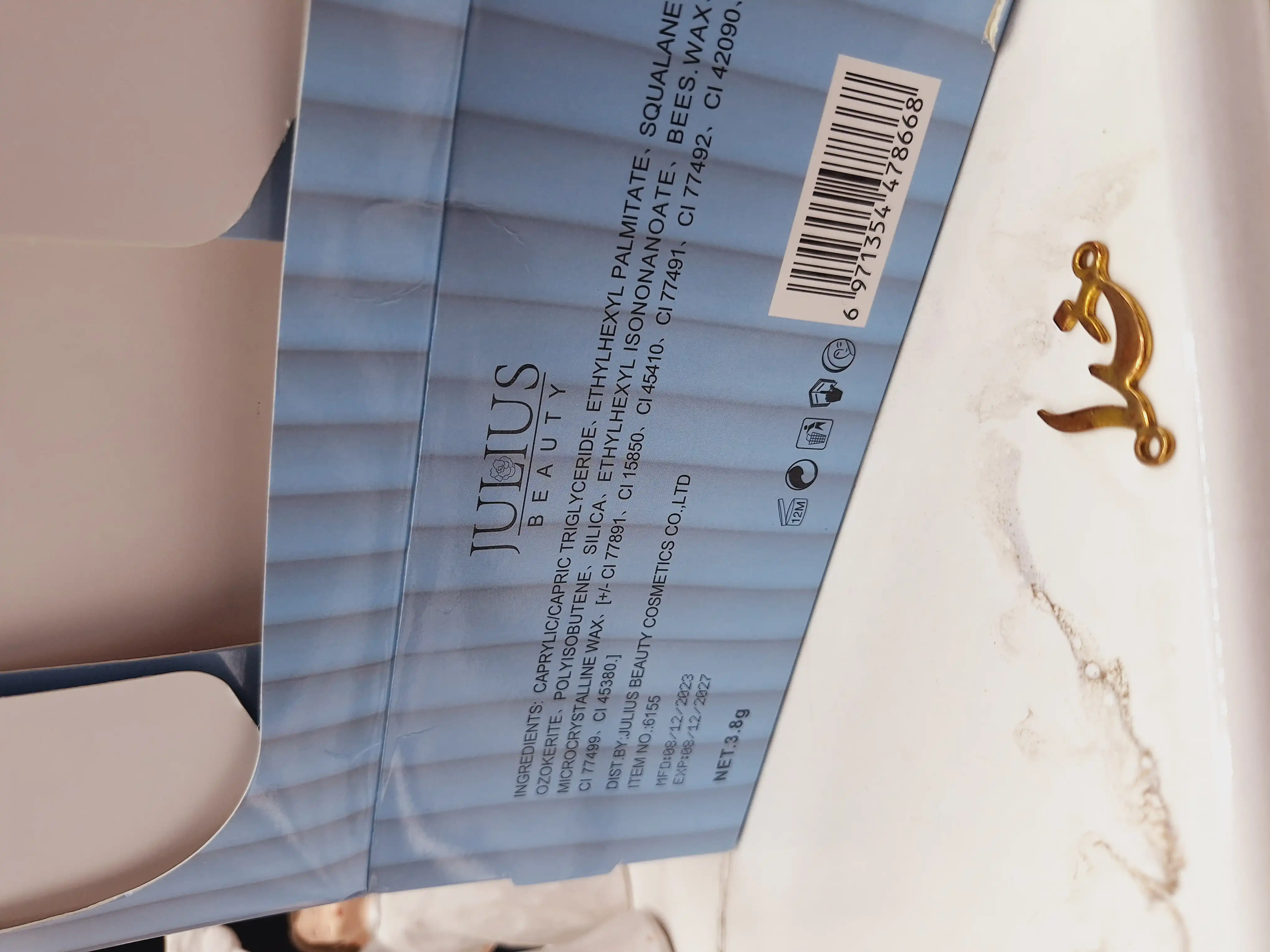 پک رژ لب جامد 6 عددی برند جولیوس JULIUS کد 6155