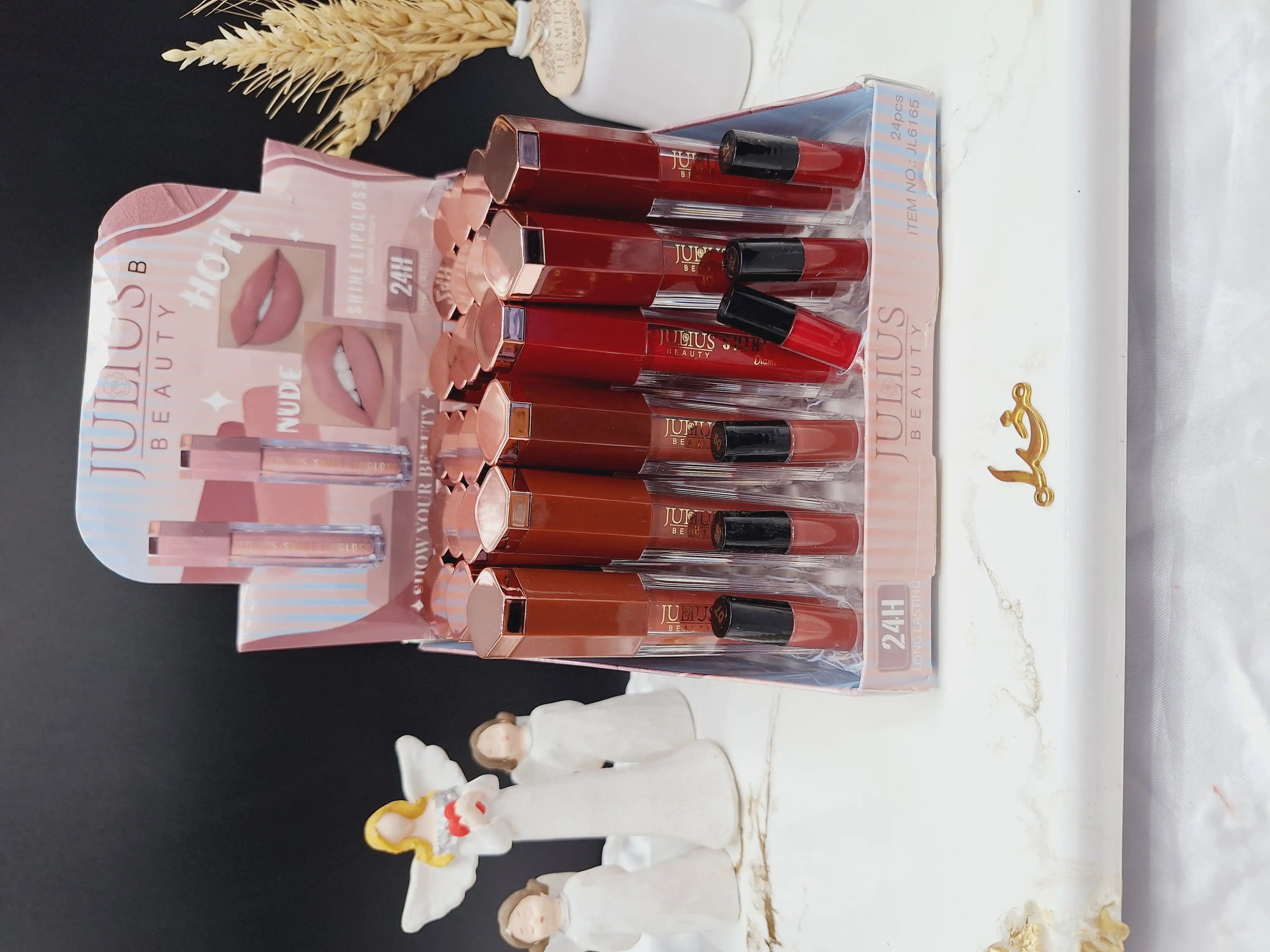 پک رژ لب مایع 6 عددی برند جولیوس JULIUS کد JL 6165