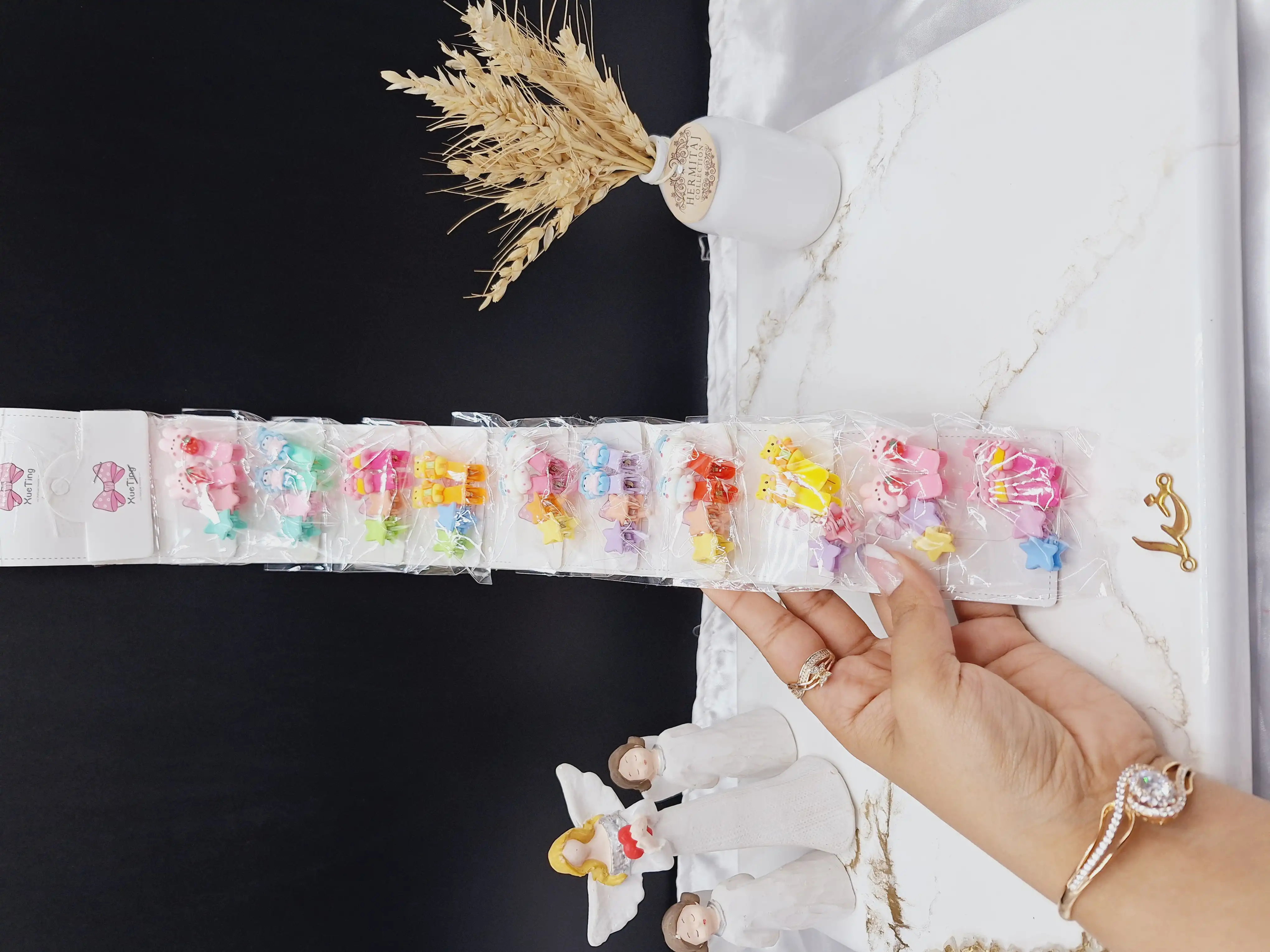 پک پنس و گیره مو طرح حیوانات فانتزی