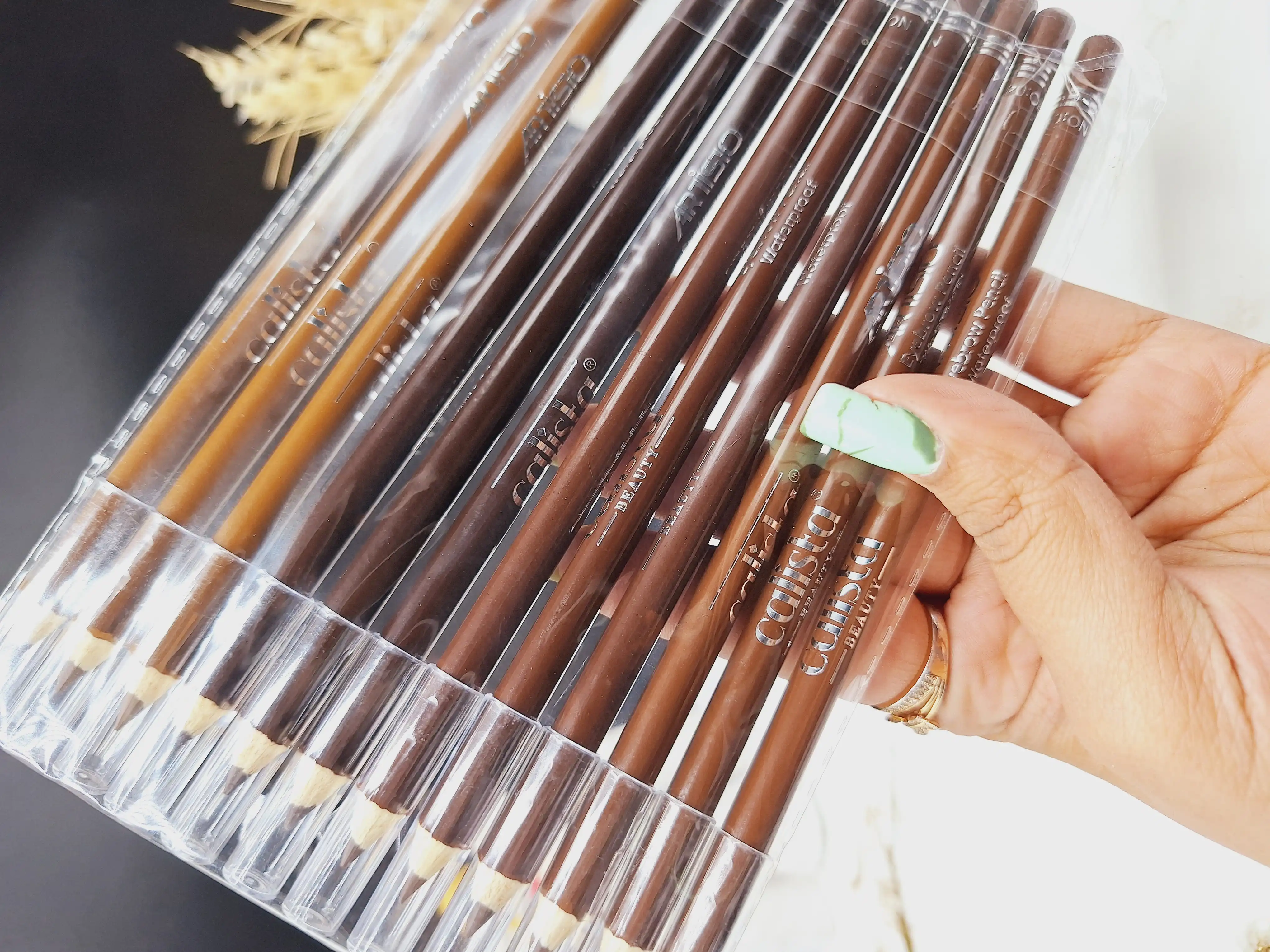 پک ۱۲ تایی مداد ابرو کالیستا