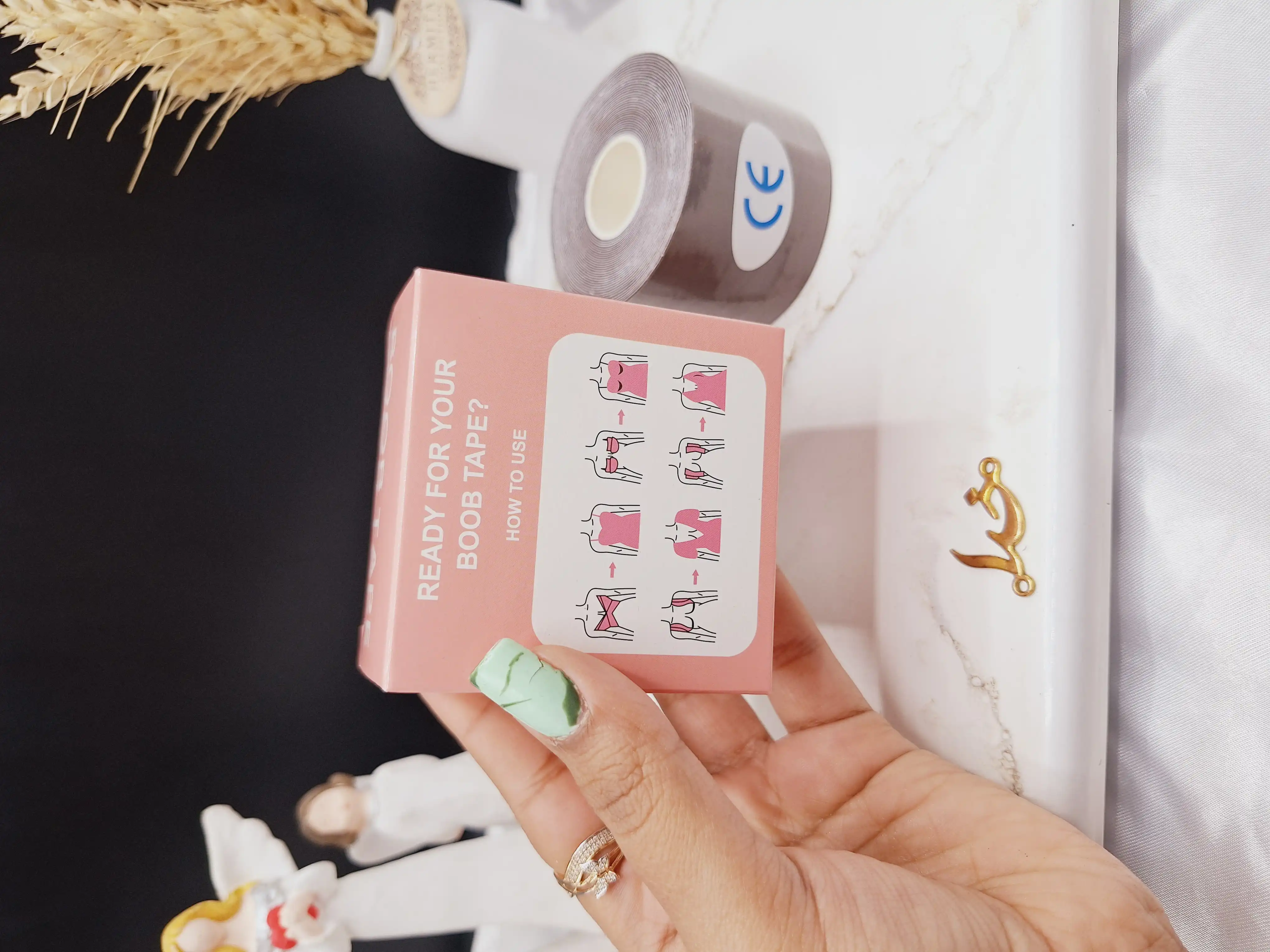 چسب رولی قهوه ای سوخته لیفت سینه BOOB TAPE اصلی