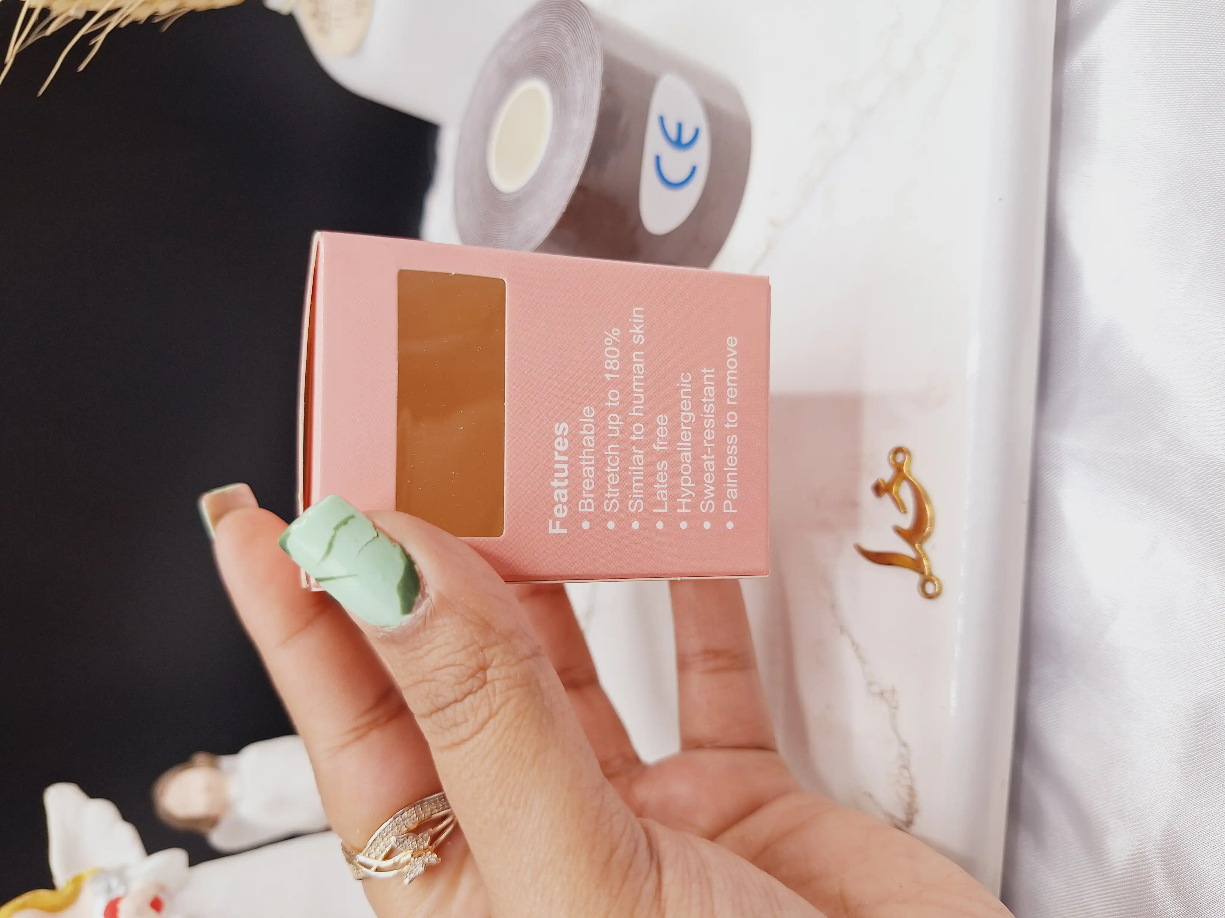 چسب رولی قهوه ای سوخته لیفت سینه BOOB TAPE اصلی