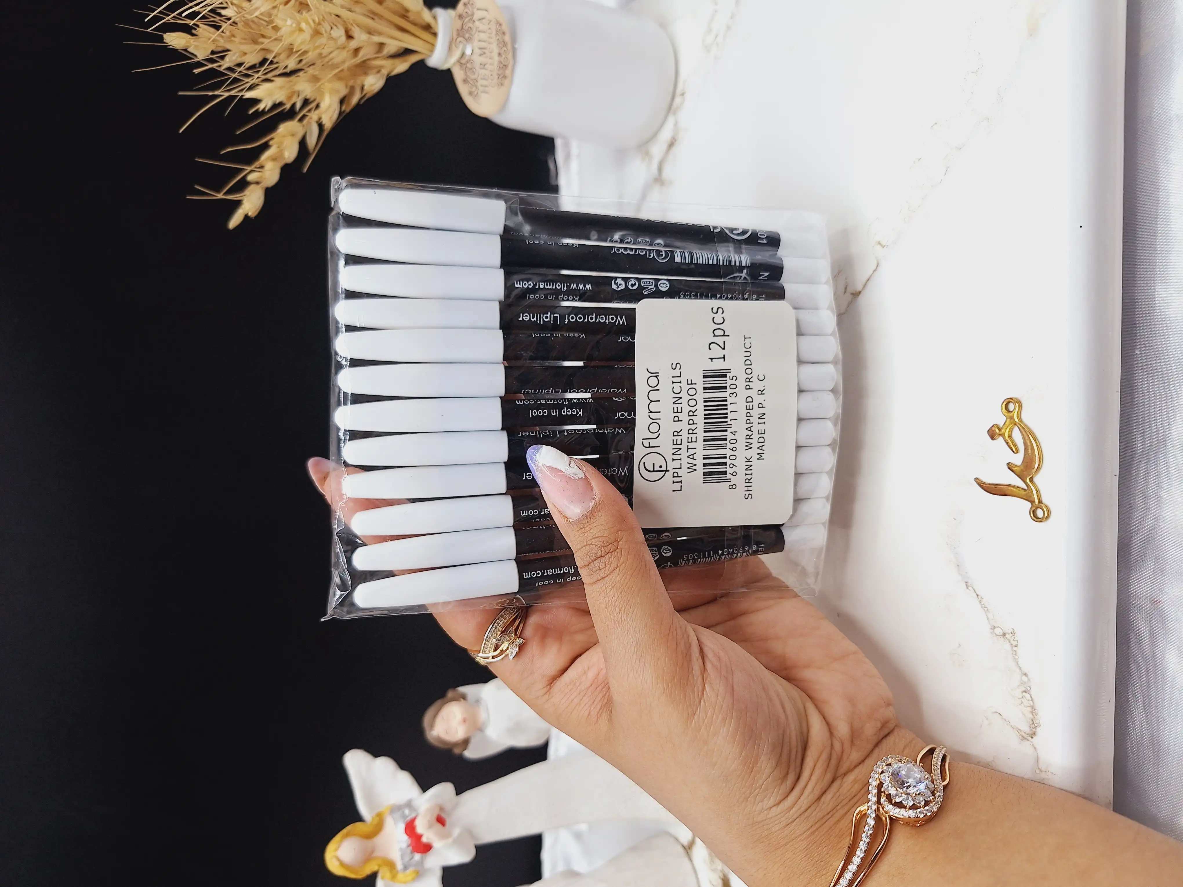 مداد چشم سفید فلورمار flormar پک 12 عددی