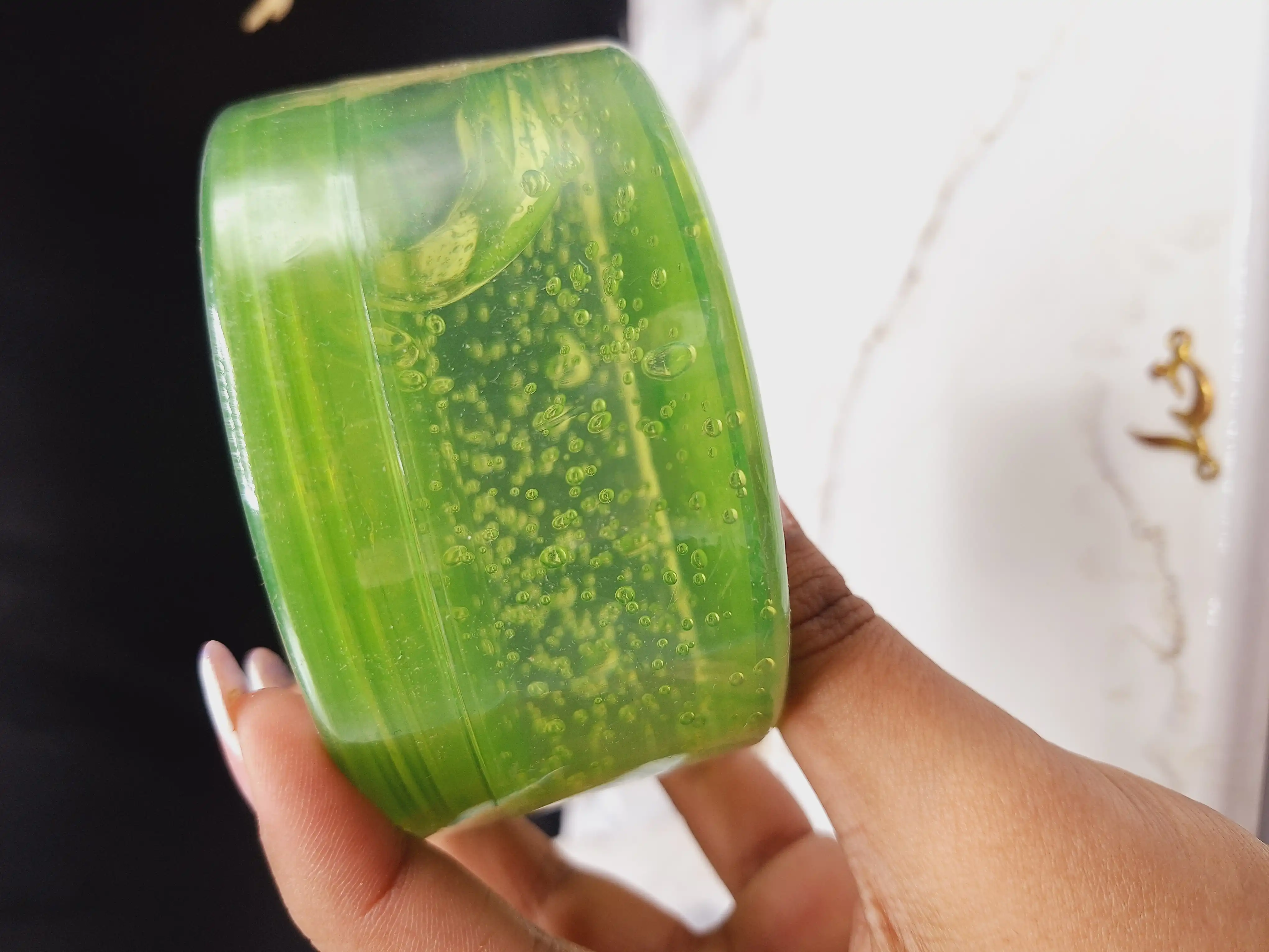 ژل آبرسان آلوئه ورا کاسه ای هپی لیدی محافظ کیفیت عالی HAPPY LADY کد HL-229