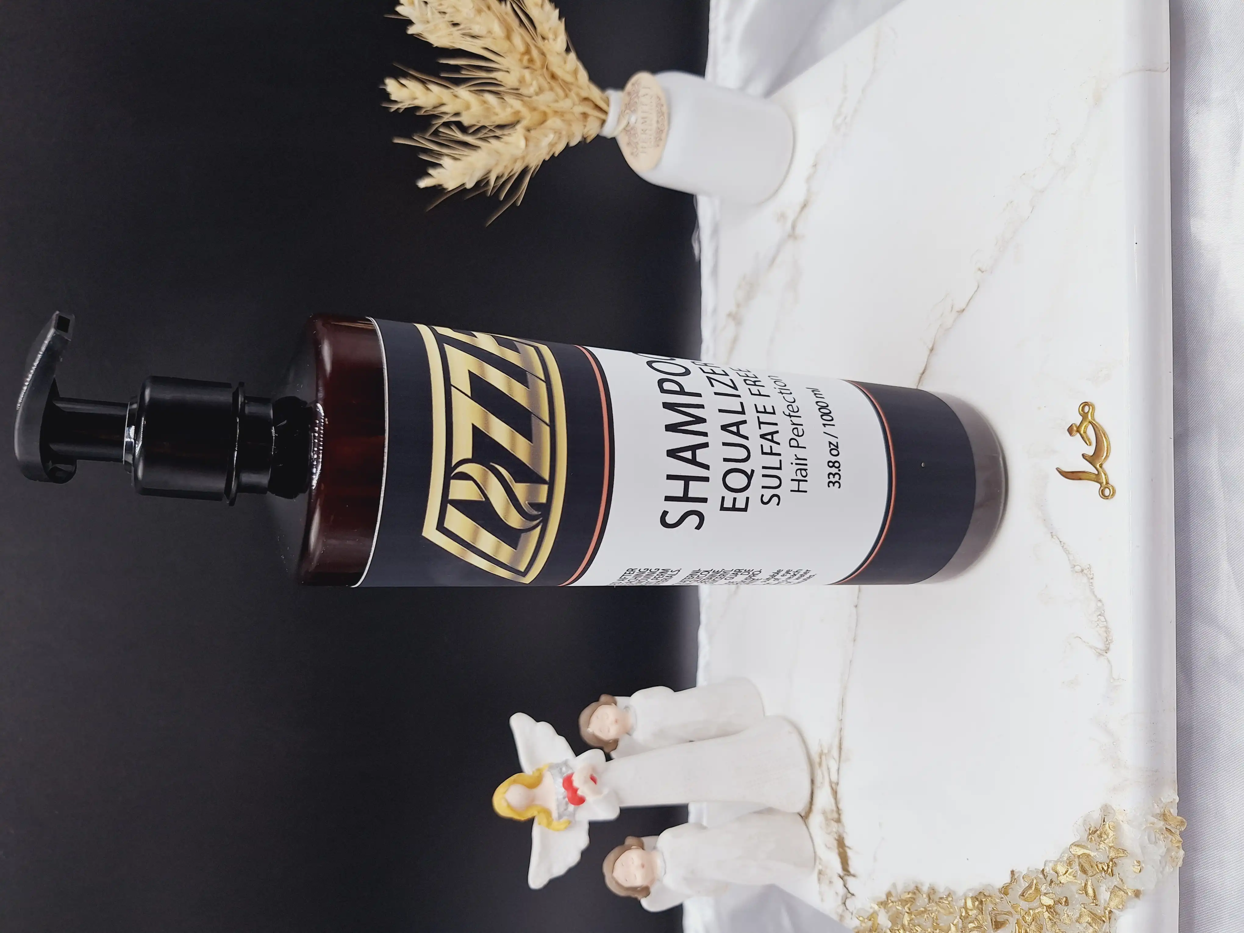 شامپو بدون سولفات تثبیت کننده رنگ مو برند LIZZE حجم 1000ml کد 4622