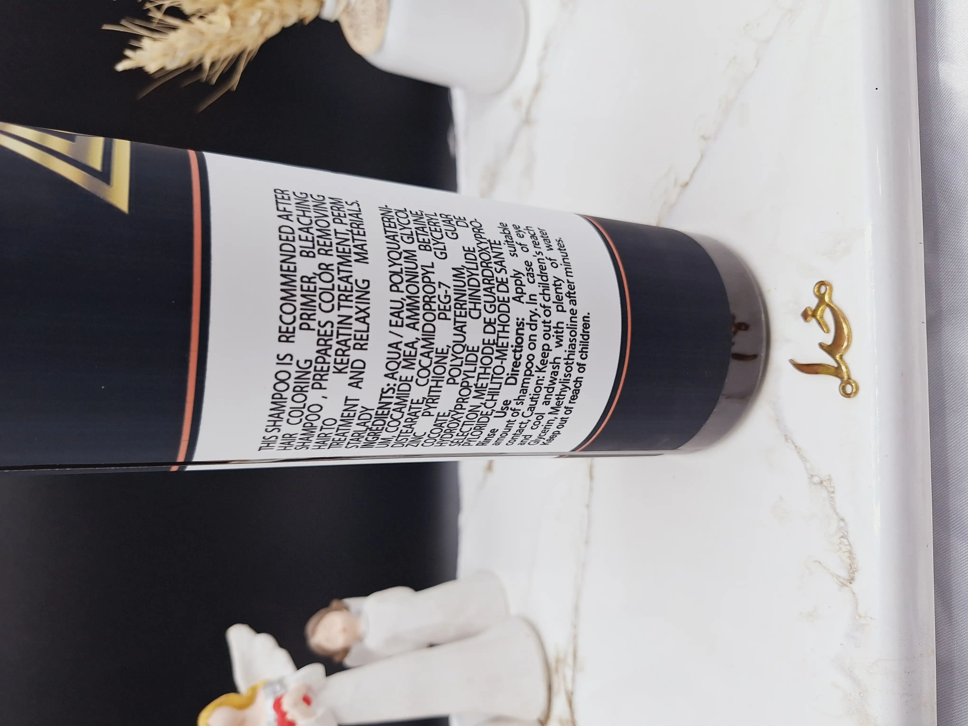 شامپو بدون سولفات تثبیت کننده رنگ مو برند LIZZE حجم 1000ml کد 4622