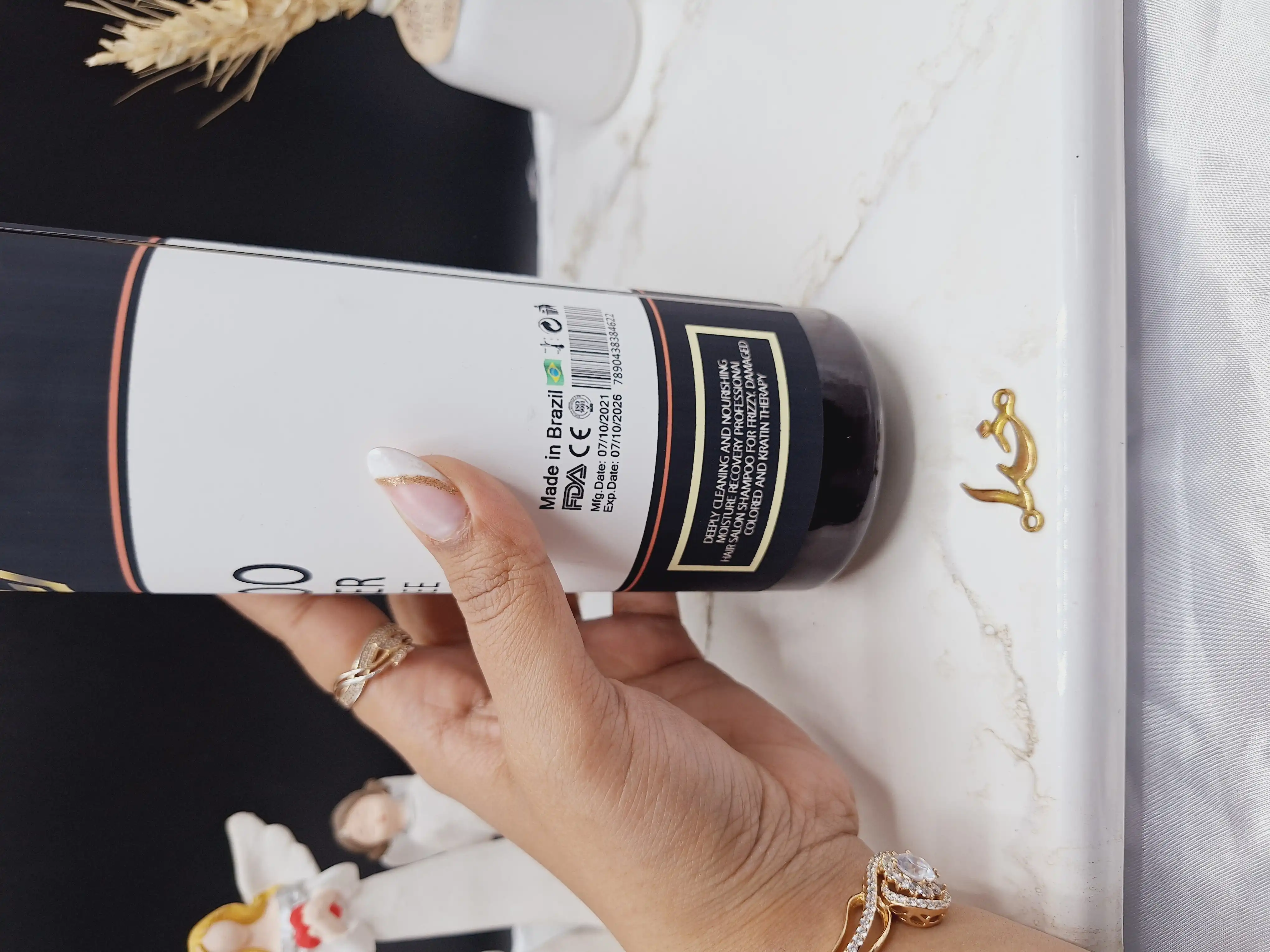 شامپو بدون سولفات تثبیت کننده رنگ مو برند LIZZE حجم 1000ml کد 4622