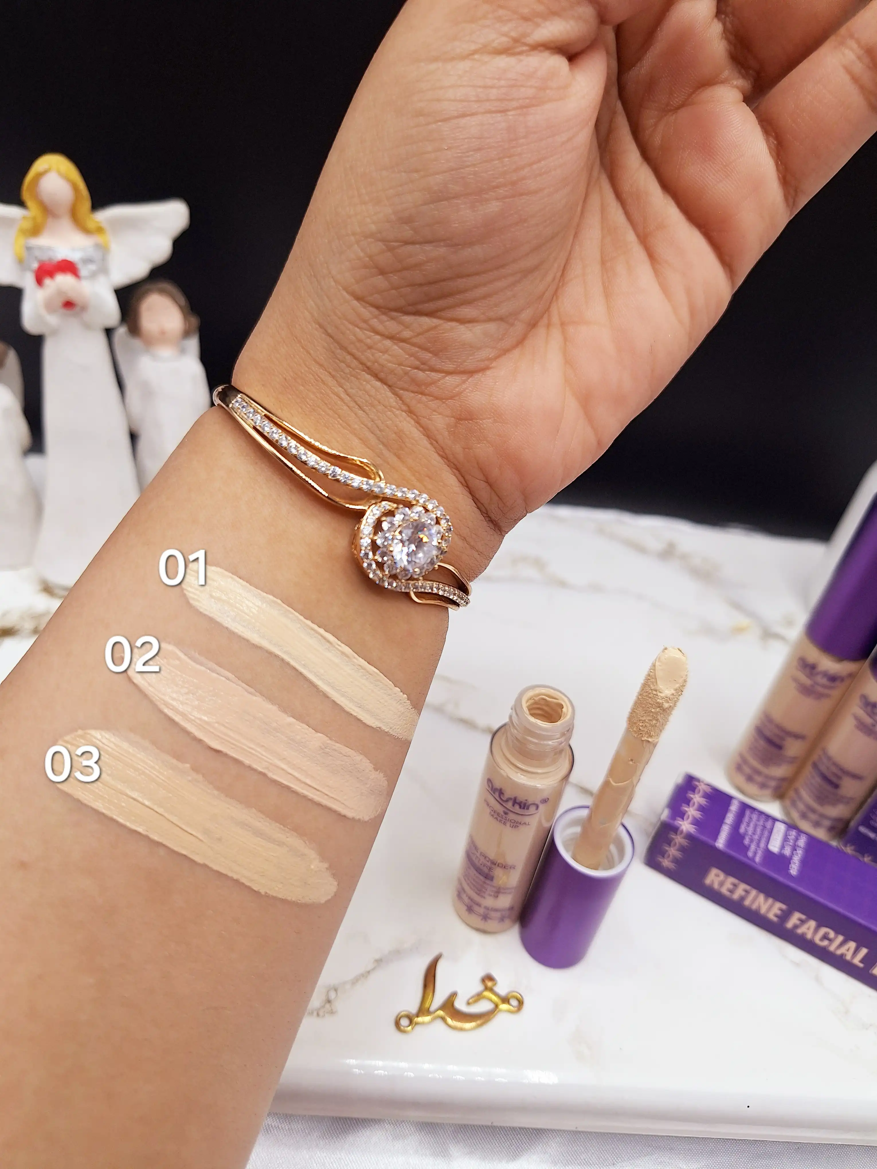 کانسلیر زیر چشم برند آرت اسکین artskin (کارتن بنفش) کد SA973027