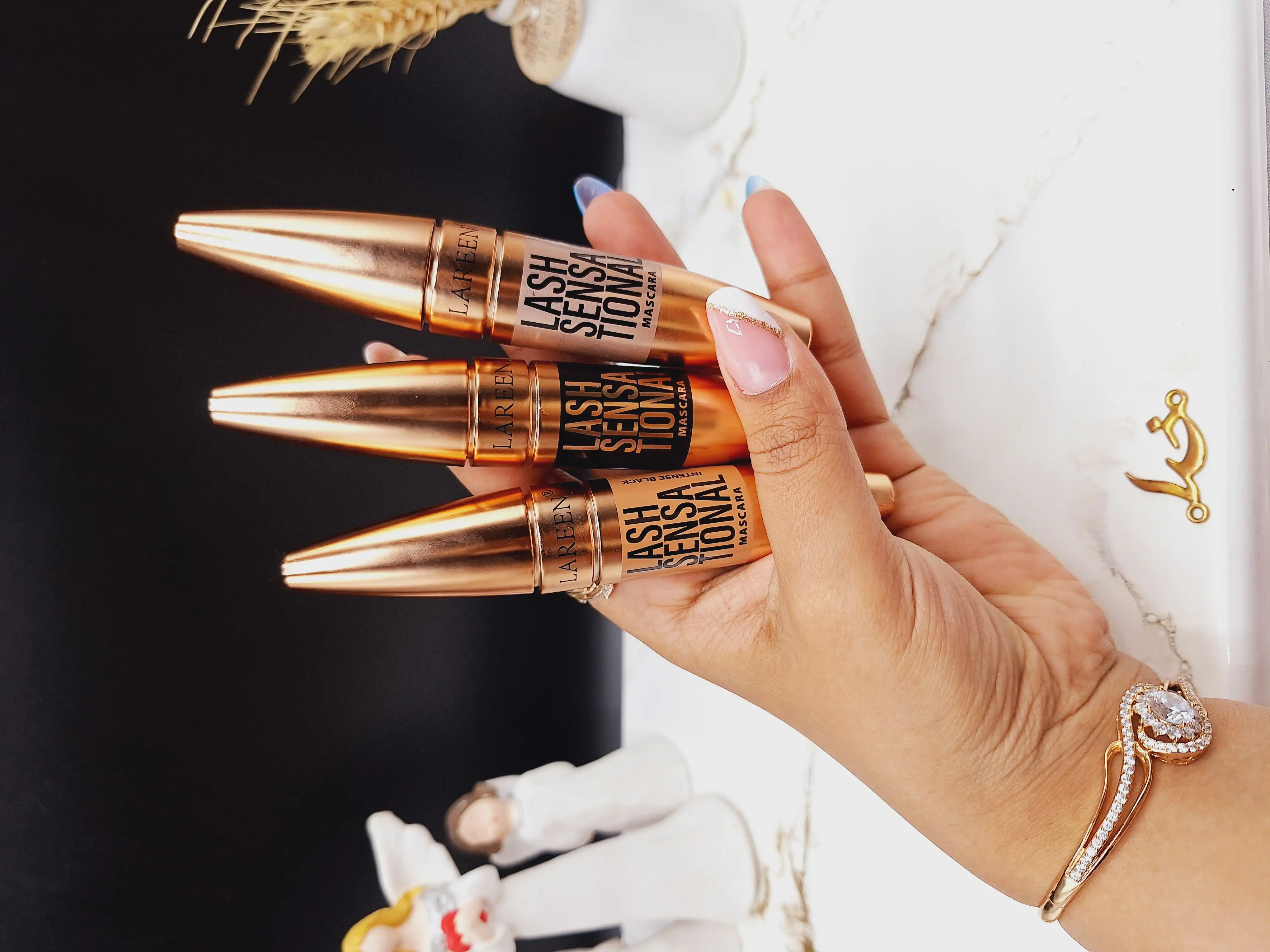 ریمل حجم دهنده و فر کننده مژه کیفیت عالی LAREEN کد X003