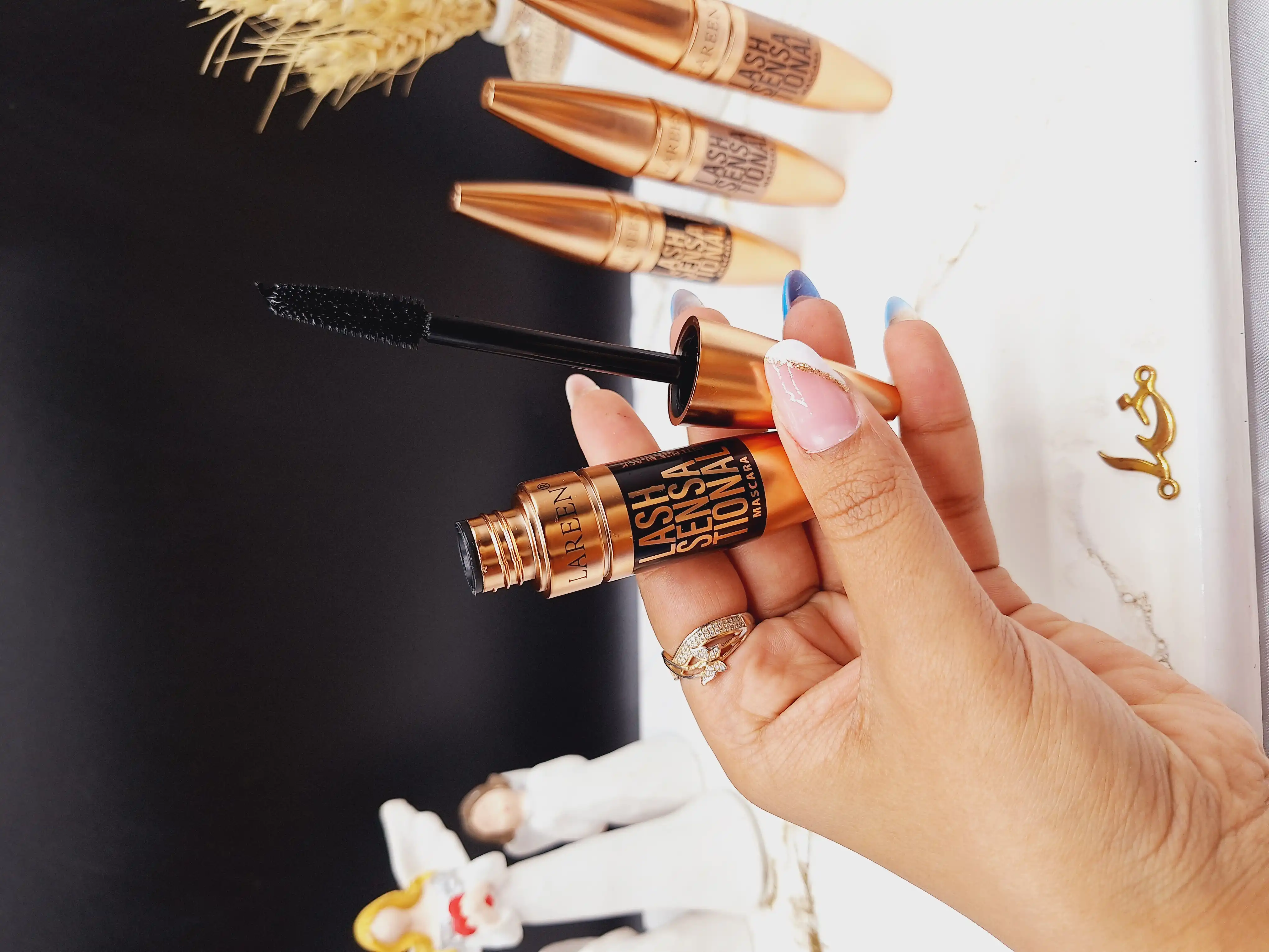 ریمل حجم دهنده و فر کننده مژه کیفیت عالی LAREEN کد X003