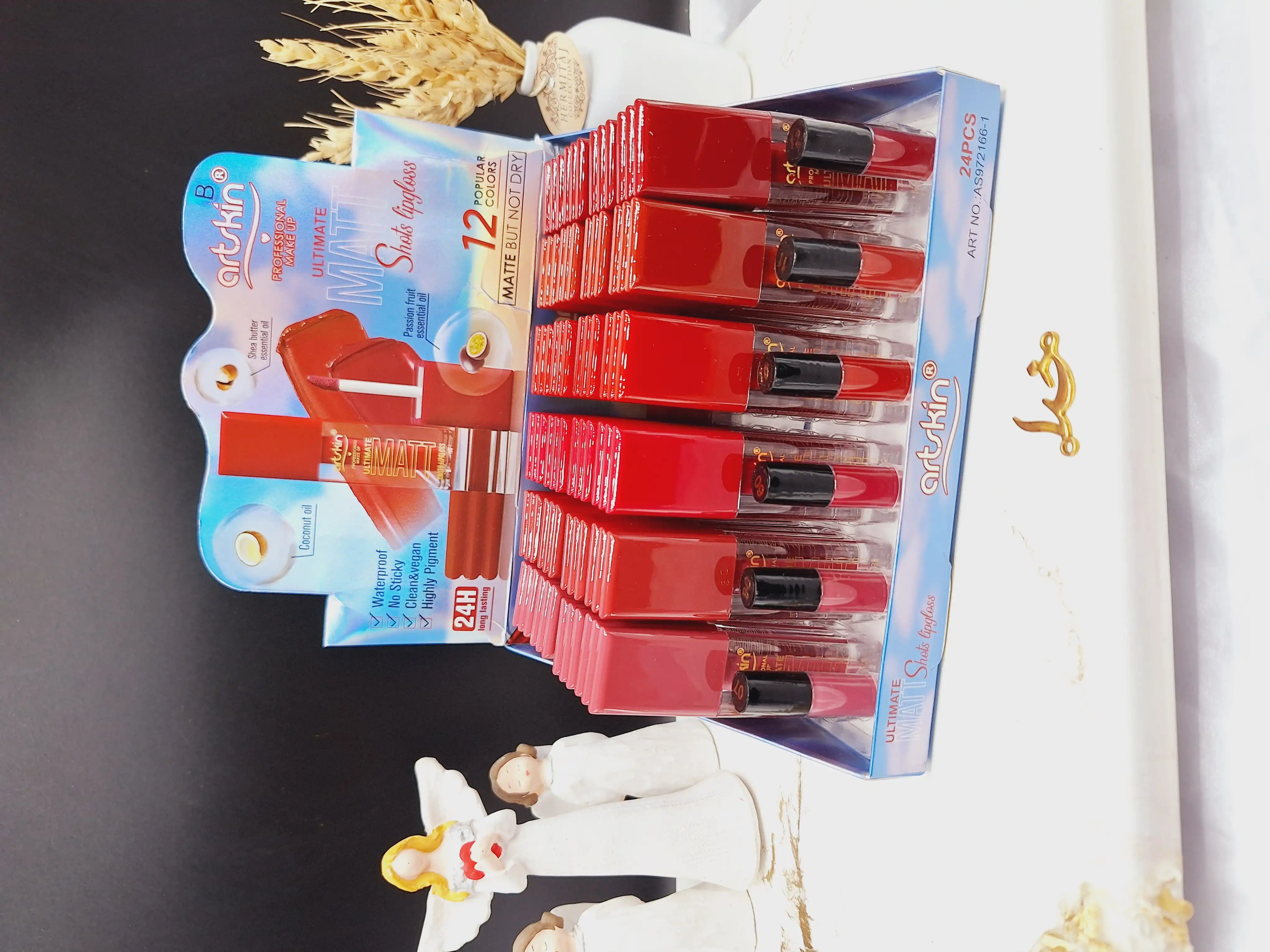 پک 6 عددی رژ مایع مات و 24ساعته آرت اسکین artskin  کد SA972166-1