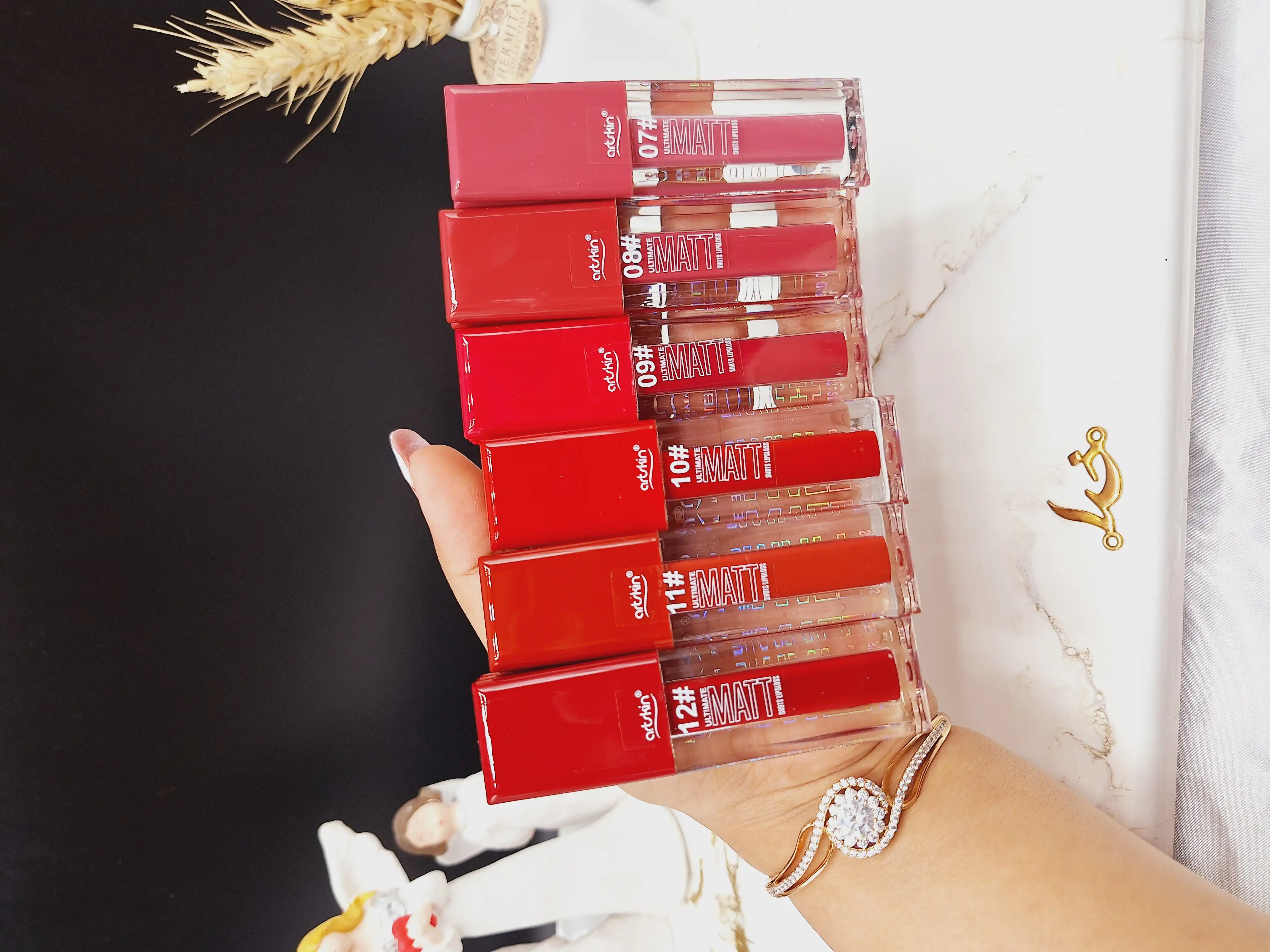 پک 6 عددی رژ مایع مات و 24ساعته آرت اسکین artskin  کد SA972166-1