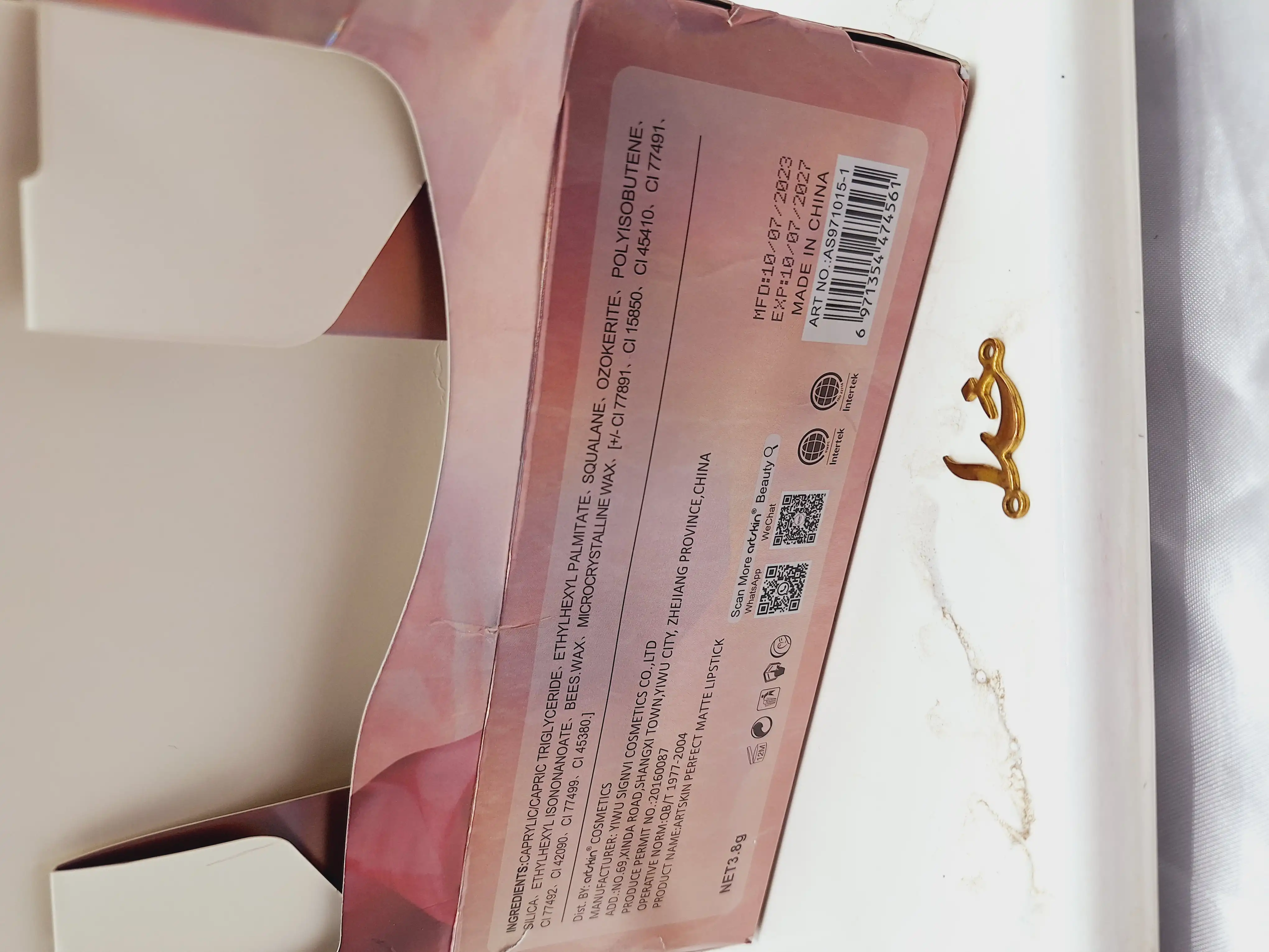 پک 6 عددی رژ جامد 24 ساعته آرت اسکین artskin  کد SA971015-1