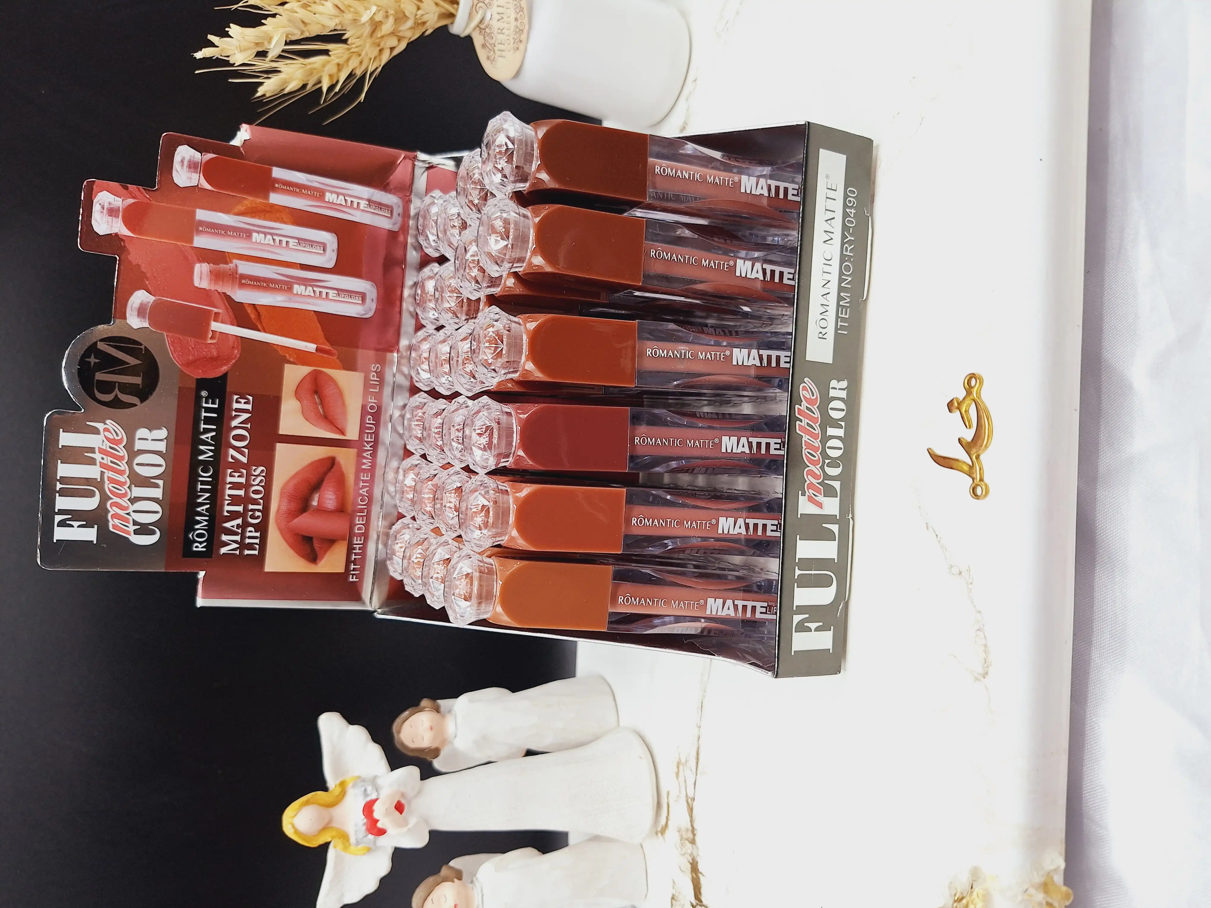 پک 6عددی رژ مایع مات و خوش کاور Romantic Matt کد RY-0490