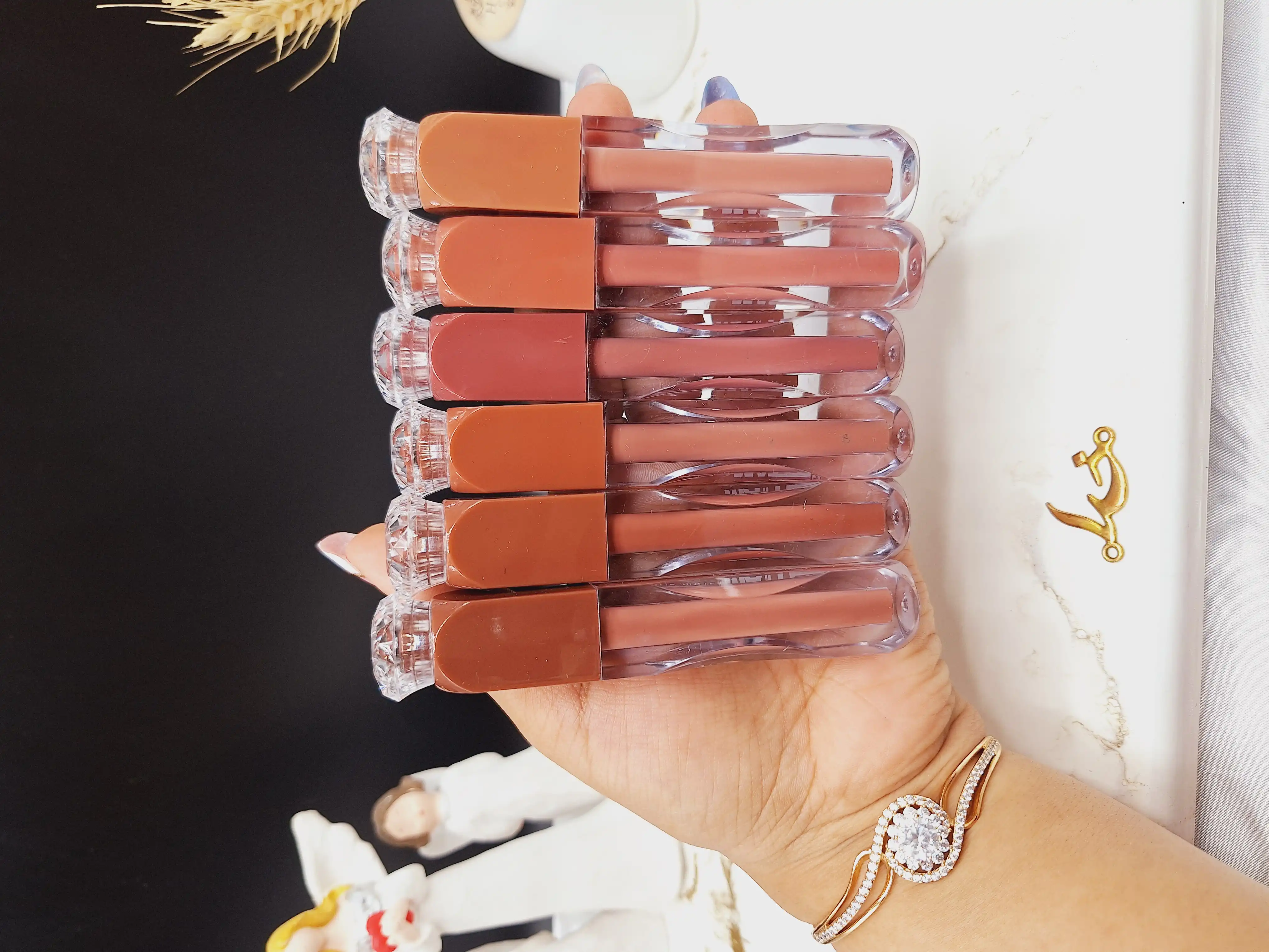 پک 6عددی رژ مایع مات و خوش کاور Romantic Matt کد RY-0490