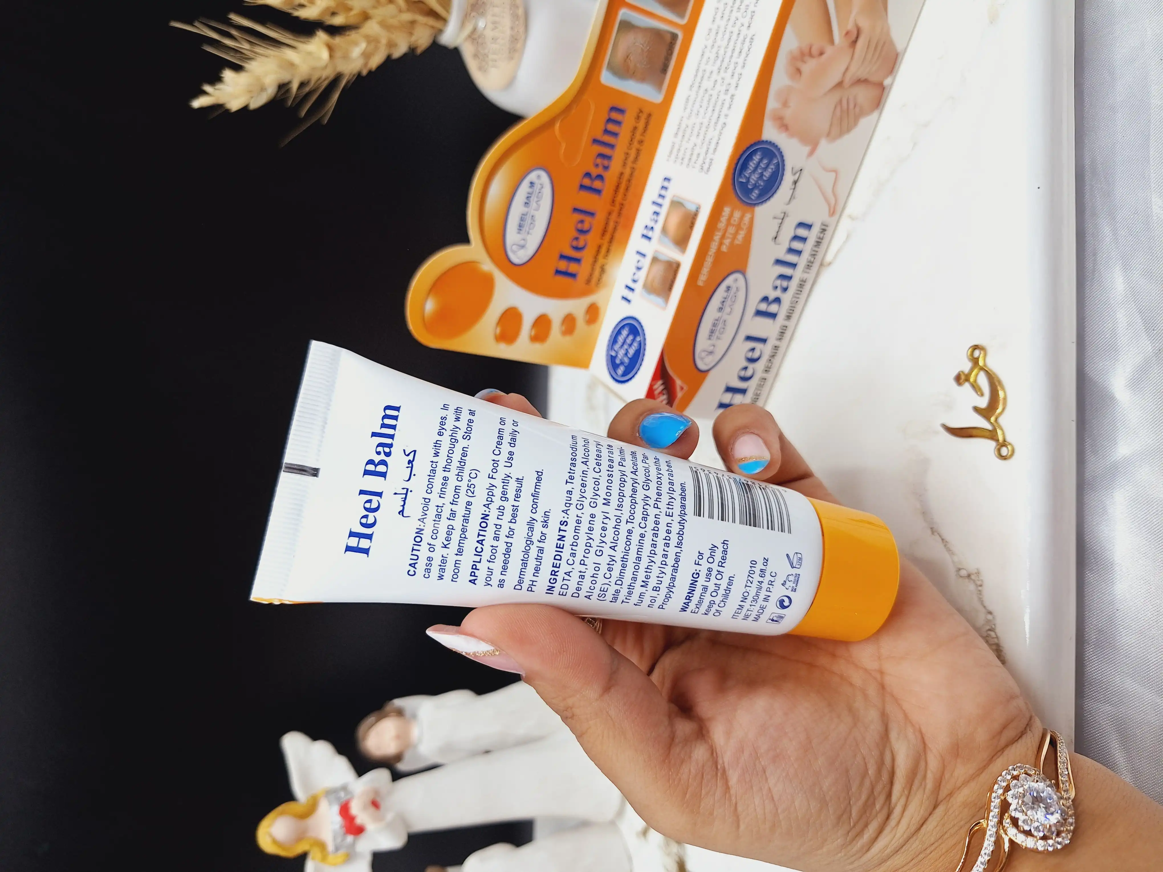 کرم ترک پا ترمیم کننده و تغذیه کننده پاشنه های خشن و ترک خورده برند Heel Balm کد T27010