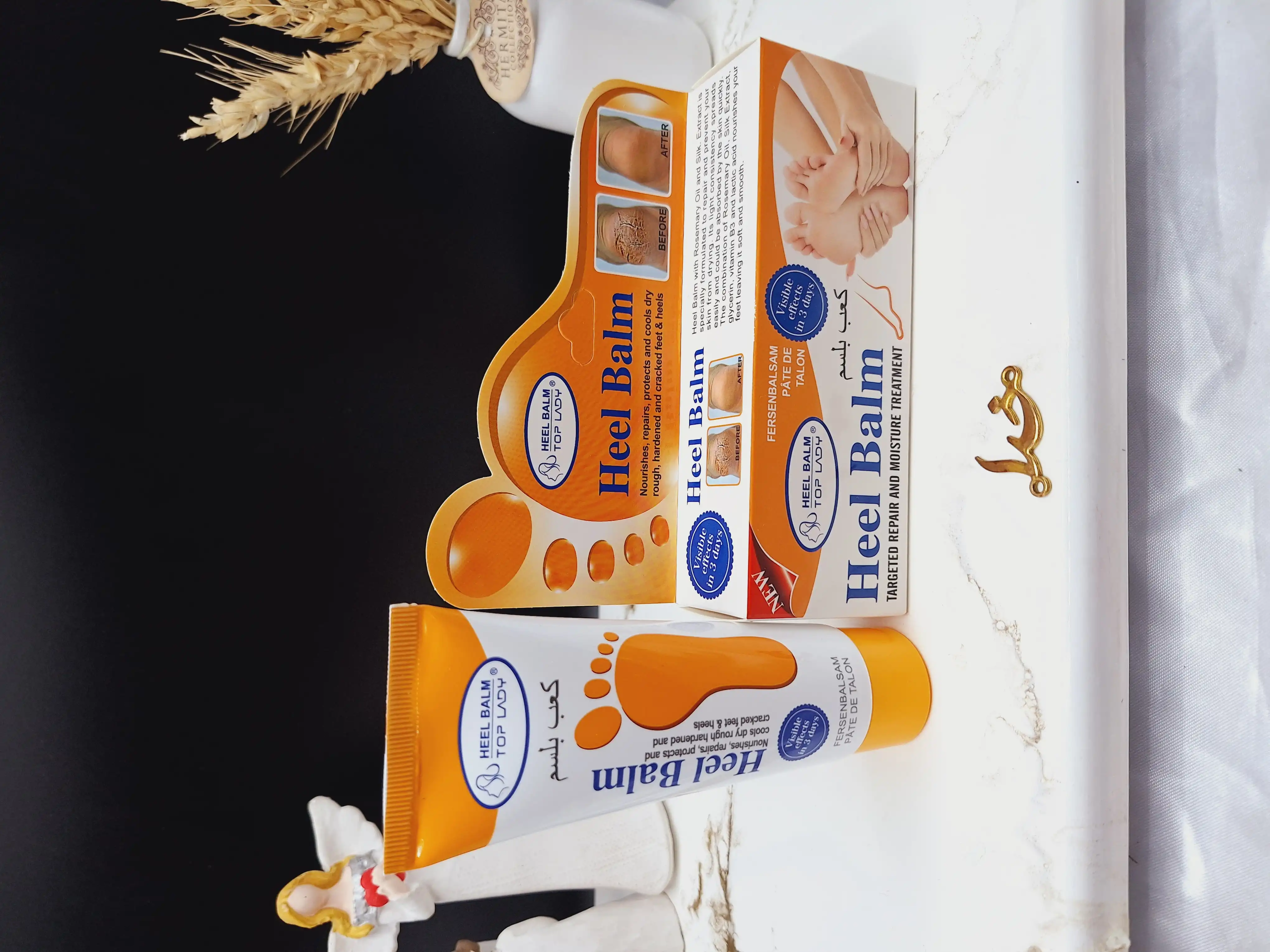 کرم ترک پا ترمیم کننده و تغذیه کننده پاشنه های خشن و ترک خورده برند Heel Balm کد T27010