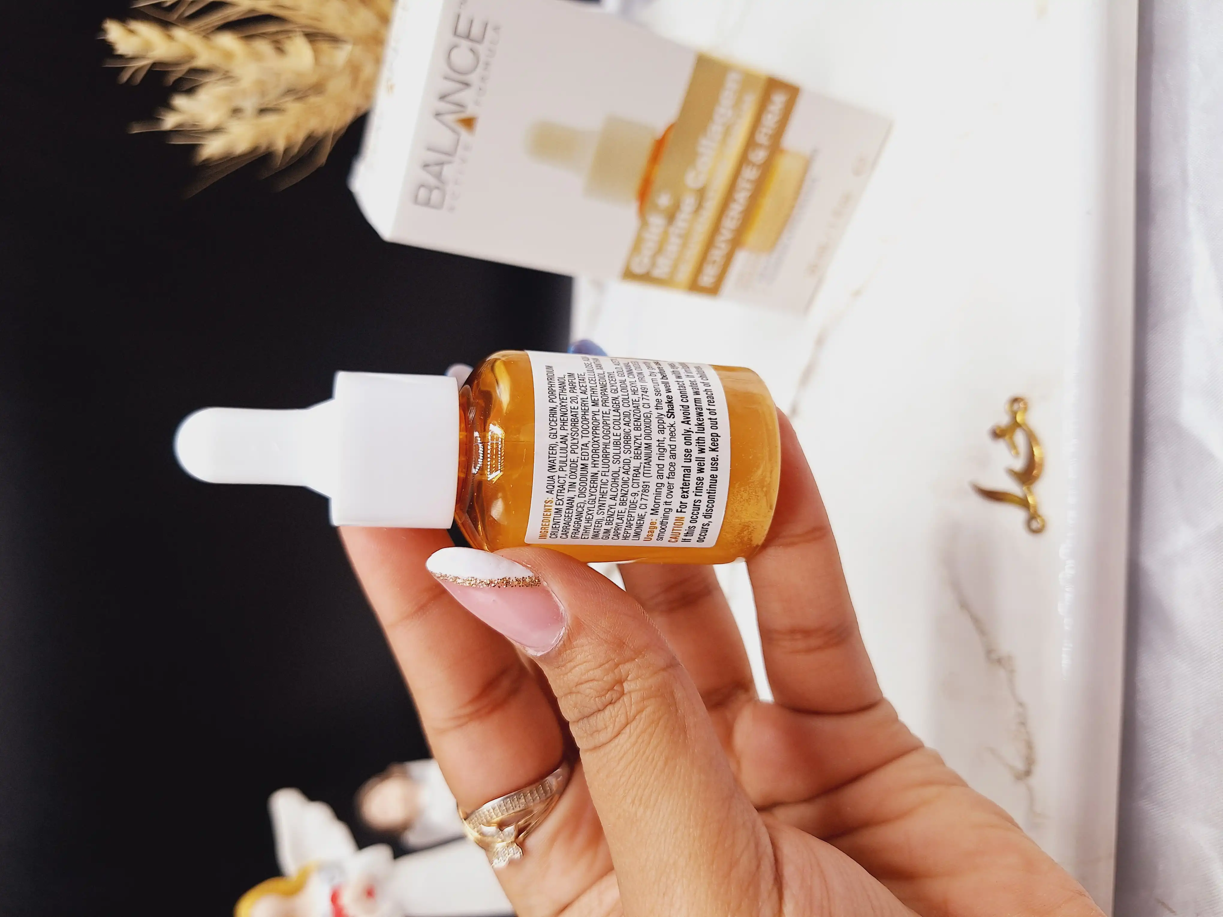 سرم گلد کلاژن بالانس جوانساز جوانساز و لیفتینگ پوست حجم 30 میلی لیتر کد 1132