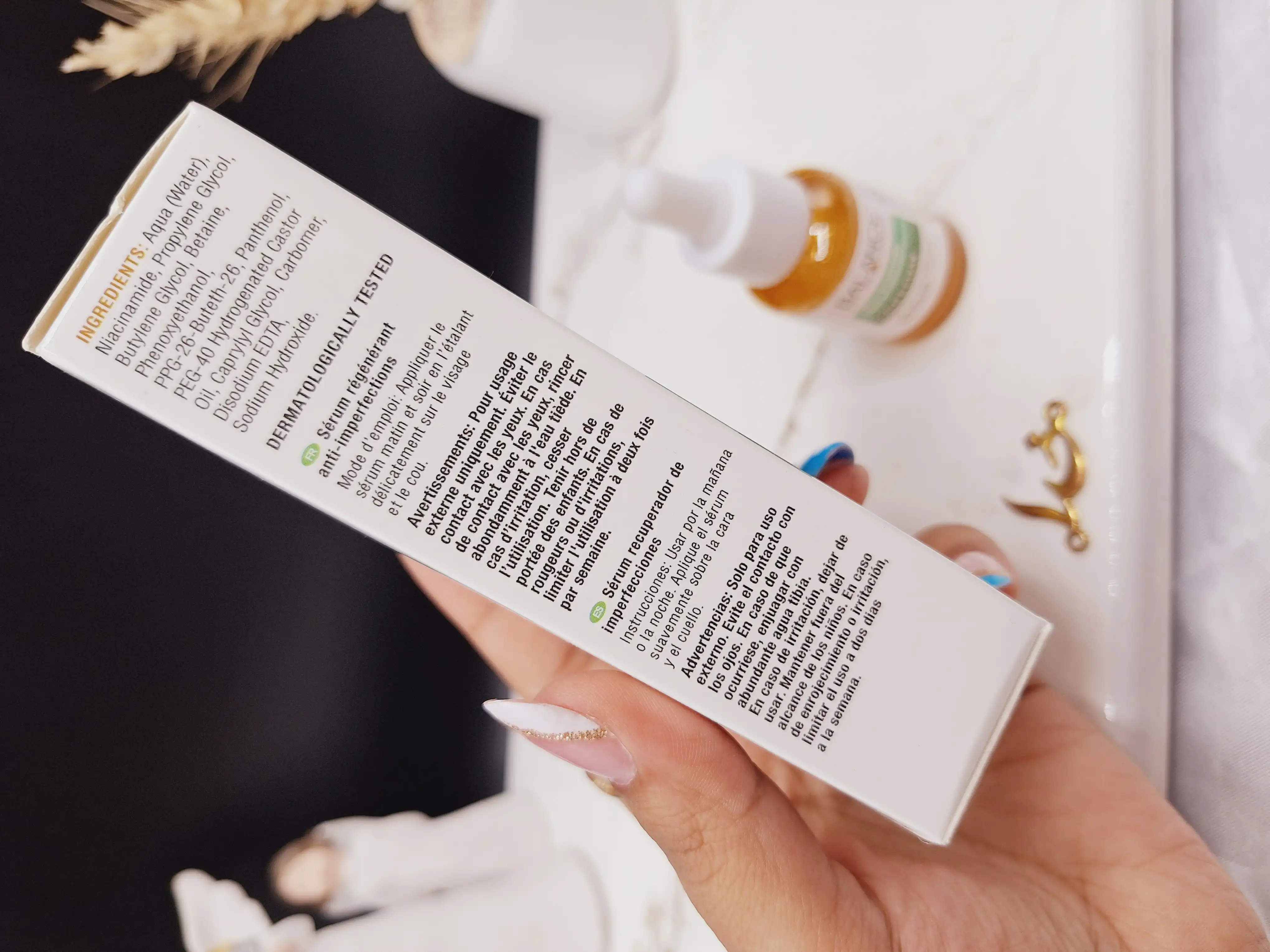 سرم ضد جوش و لک نیاسینامید بالانس Calm &amp; Cler حجم 30 میلی لیتر کد 8165