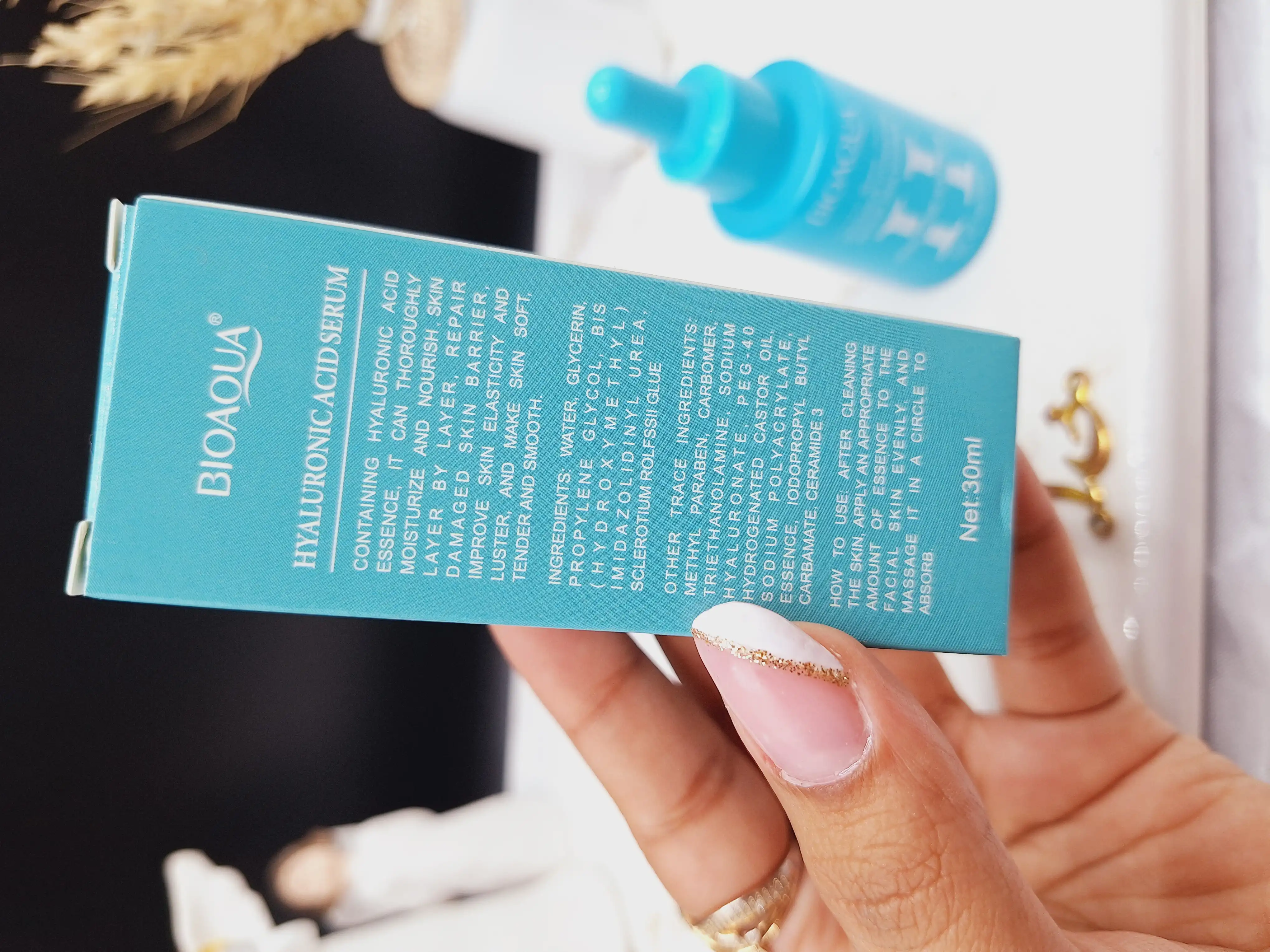 سرم آبرسان و ترمیم کننده پوست آسیب دیده هیالورونیک اسید بیوآکوا BIOAQUA کد BQY00768