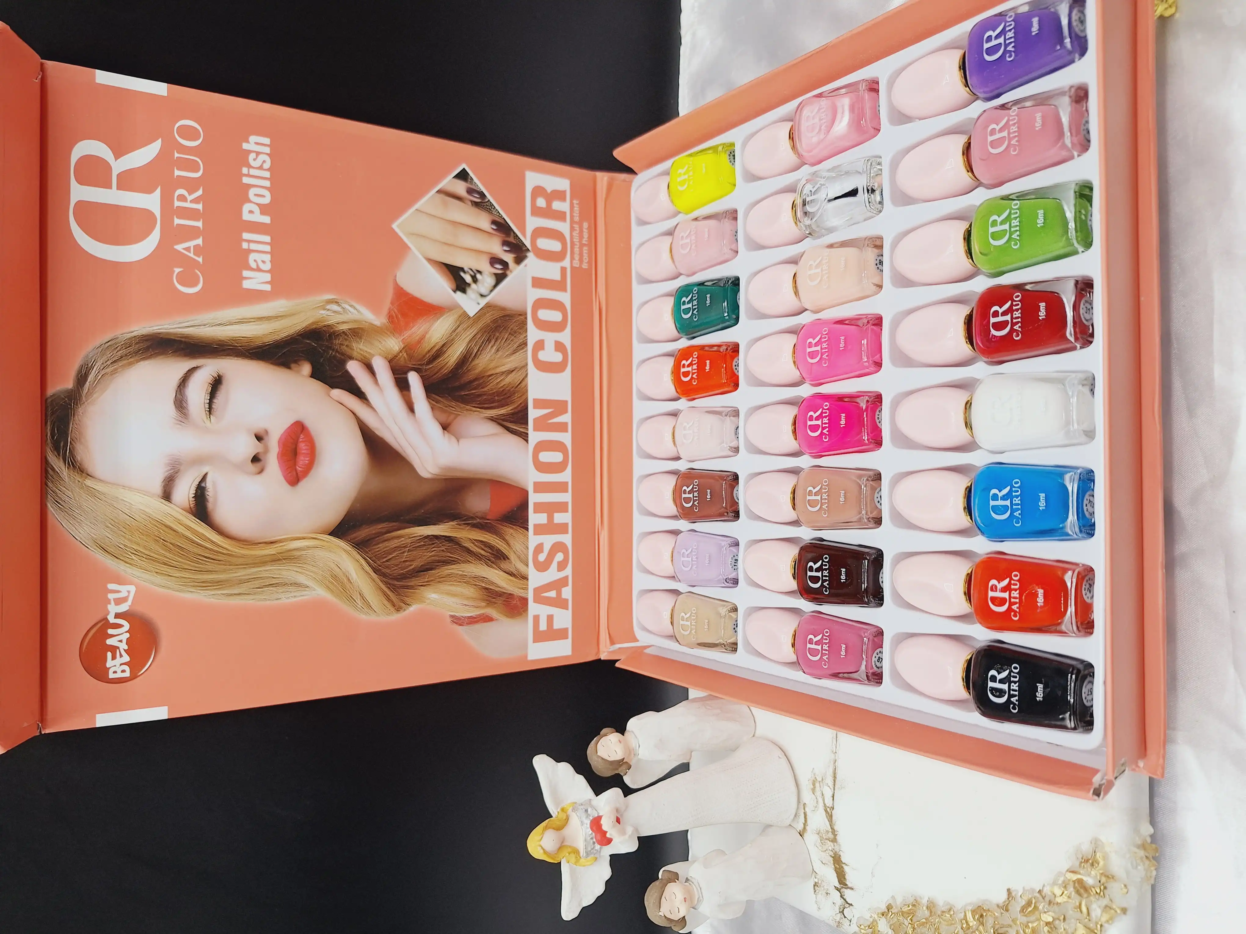 لاک ناخن زیبای طرح مهر انگشت CAIRUO کد 5965