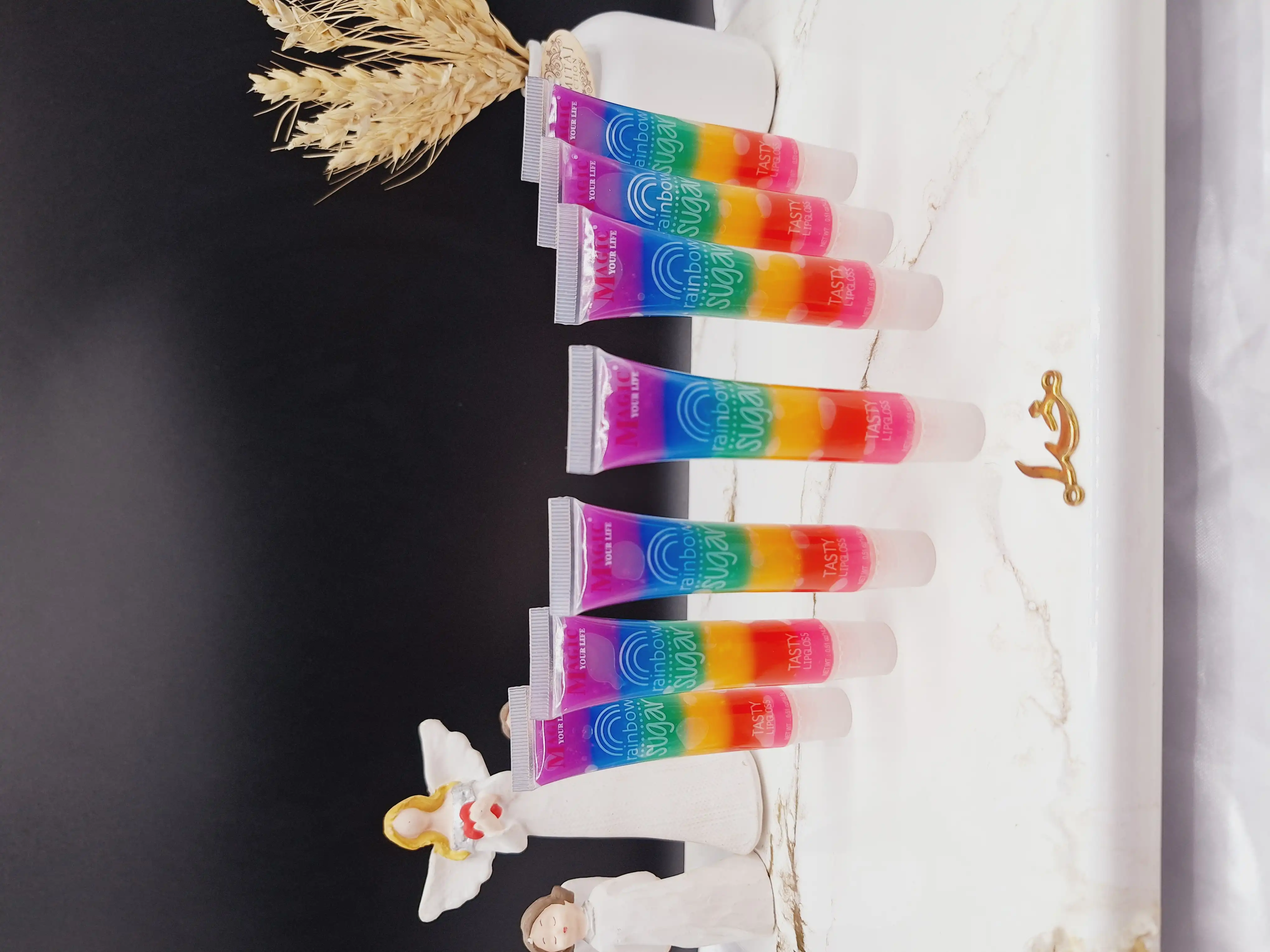 لیپ گلاس رنگین کمان برند مجیک MAGIC کد LC-611