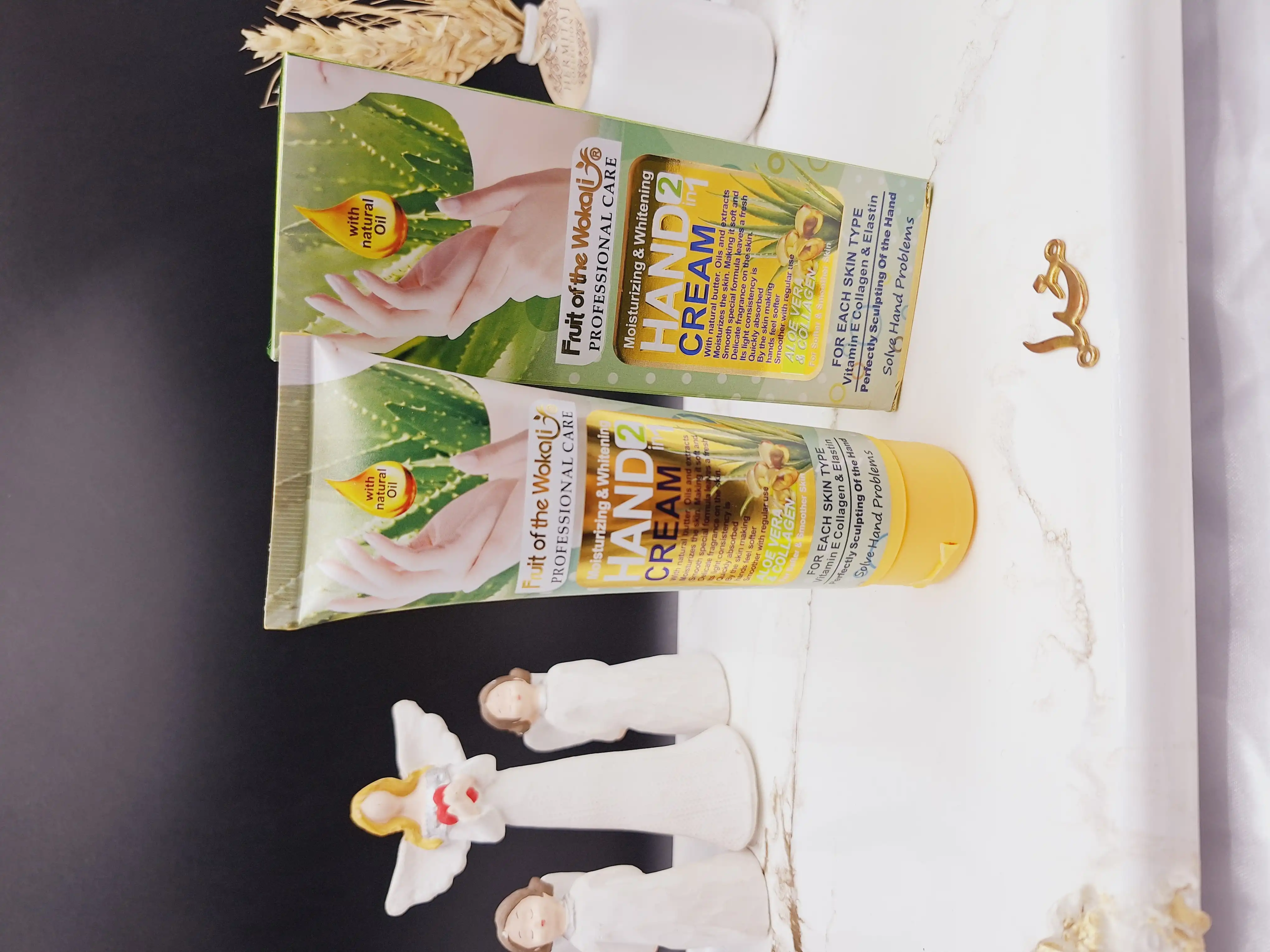 کرم مرطوب و سفید کننده دست آلوئه ورا وکالی WOKALI کد WKL522